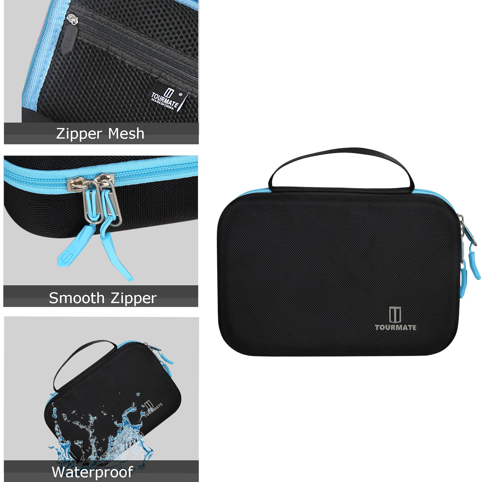 Hard Storage Case Compatible for YAMAHA MG06X/MG06 6-Input/AG03/AG03 MK 2/AG06MK 2 Stereo Mixer, Protective Hard Shell Carrying Bag(CASE ONLY) Black - Image 5