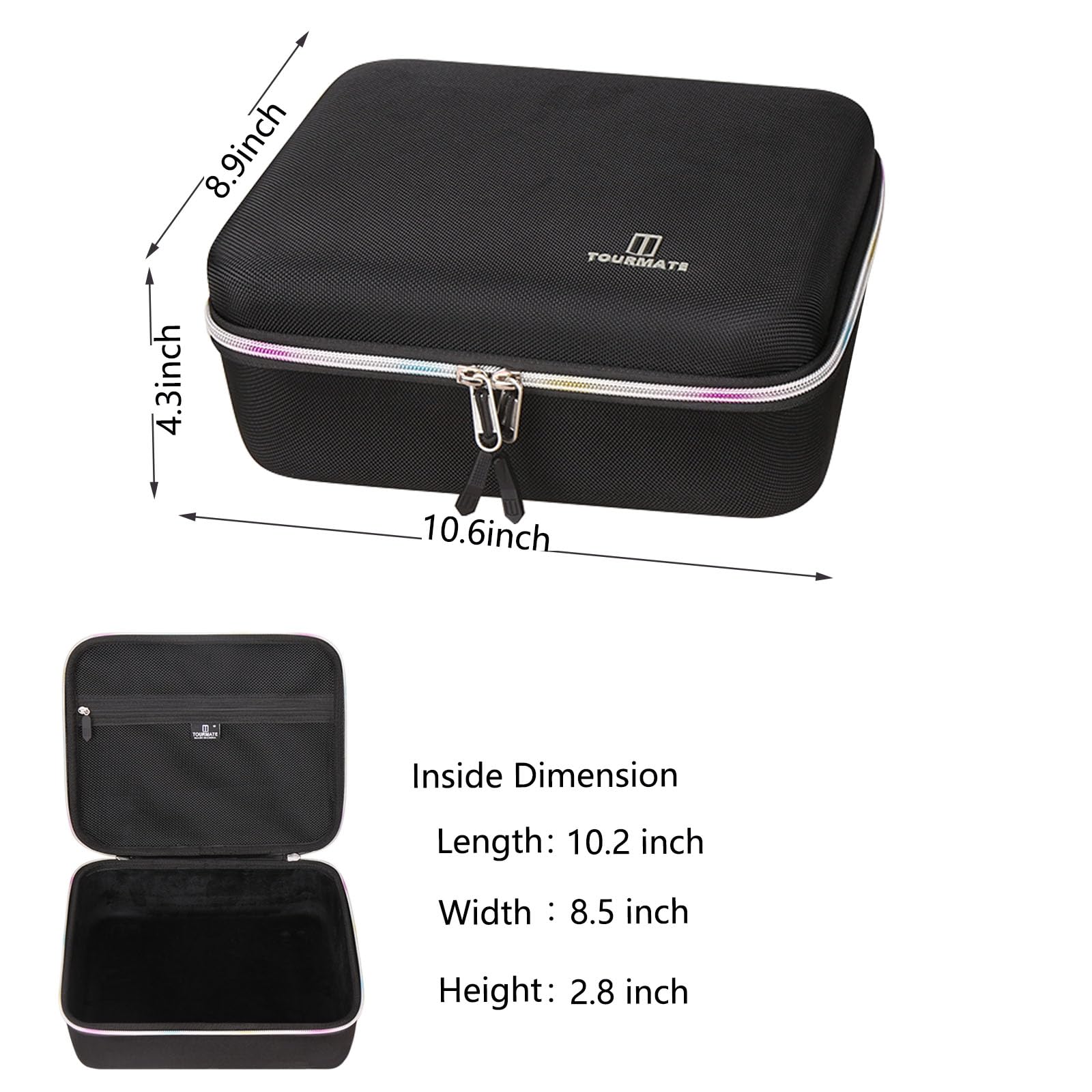 Hard Storage Case for Pyle Professional Audio Mixer - Travel Case for Depusheng M4/M6,Pyle 4/6 Channel PMXU43BT.5 Sound Board Console(Only Box) - Image 5