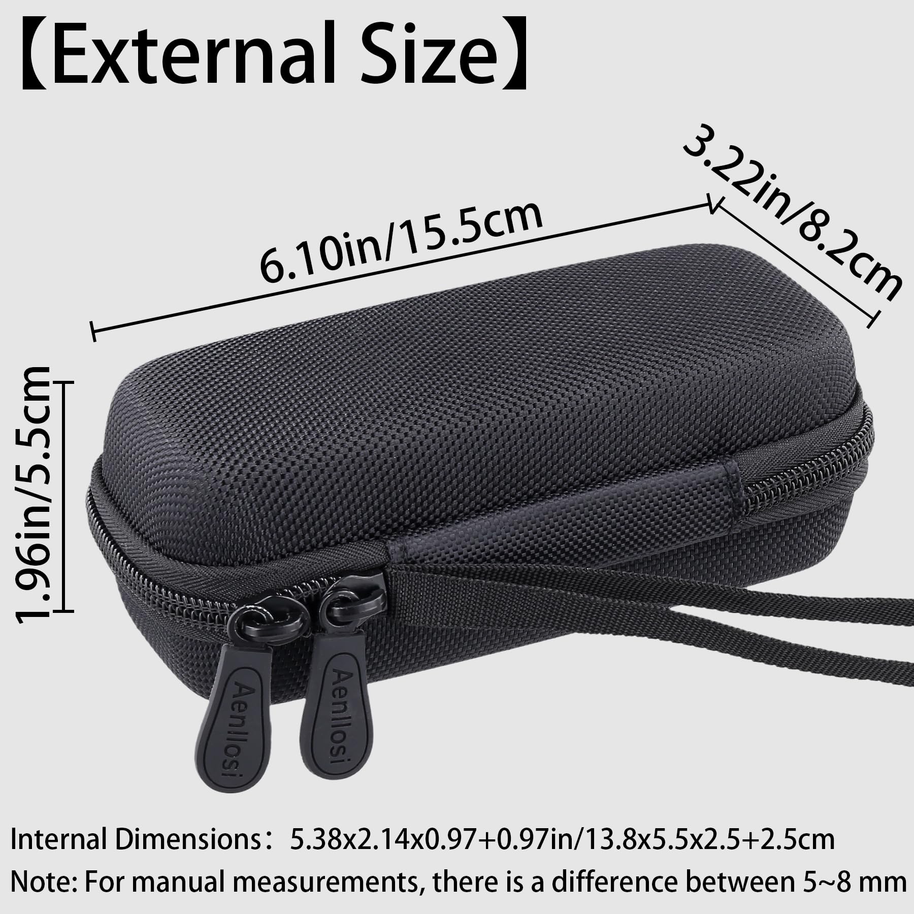 Hard Travel Case for Zoom H1essential Stereo Handy Recorder by Aenllosi(Case Only) for H1essential - Image 6