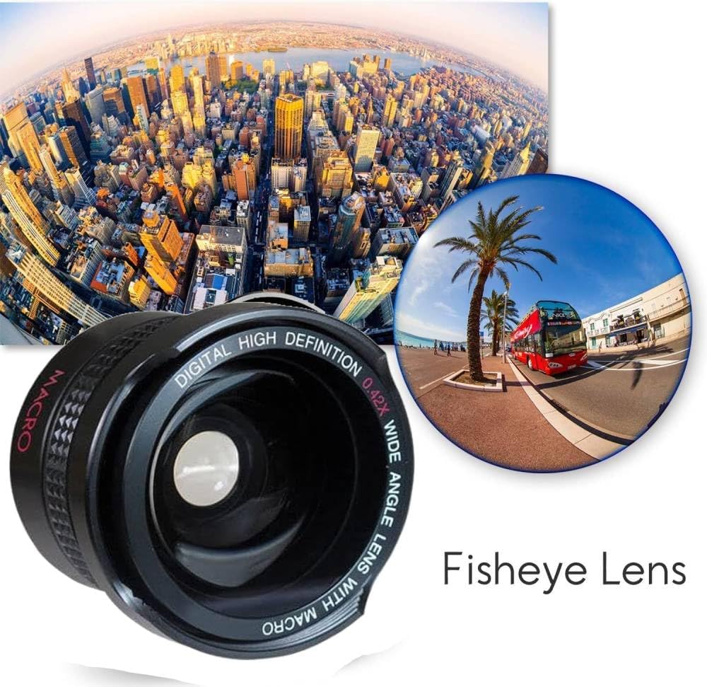 HD 16k FISHEYE Fish-Eye Lens for Sony HCR-CX100,CX110 30 & 37mm CAMCORDERS - Image 3