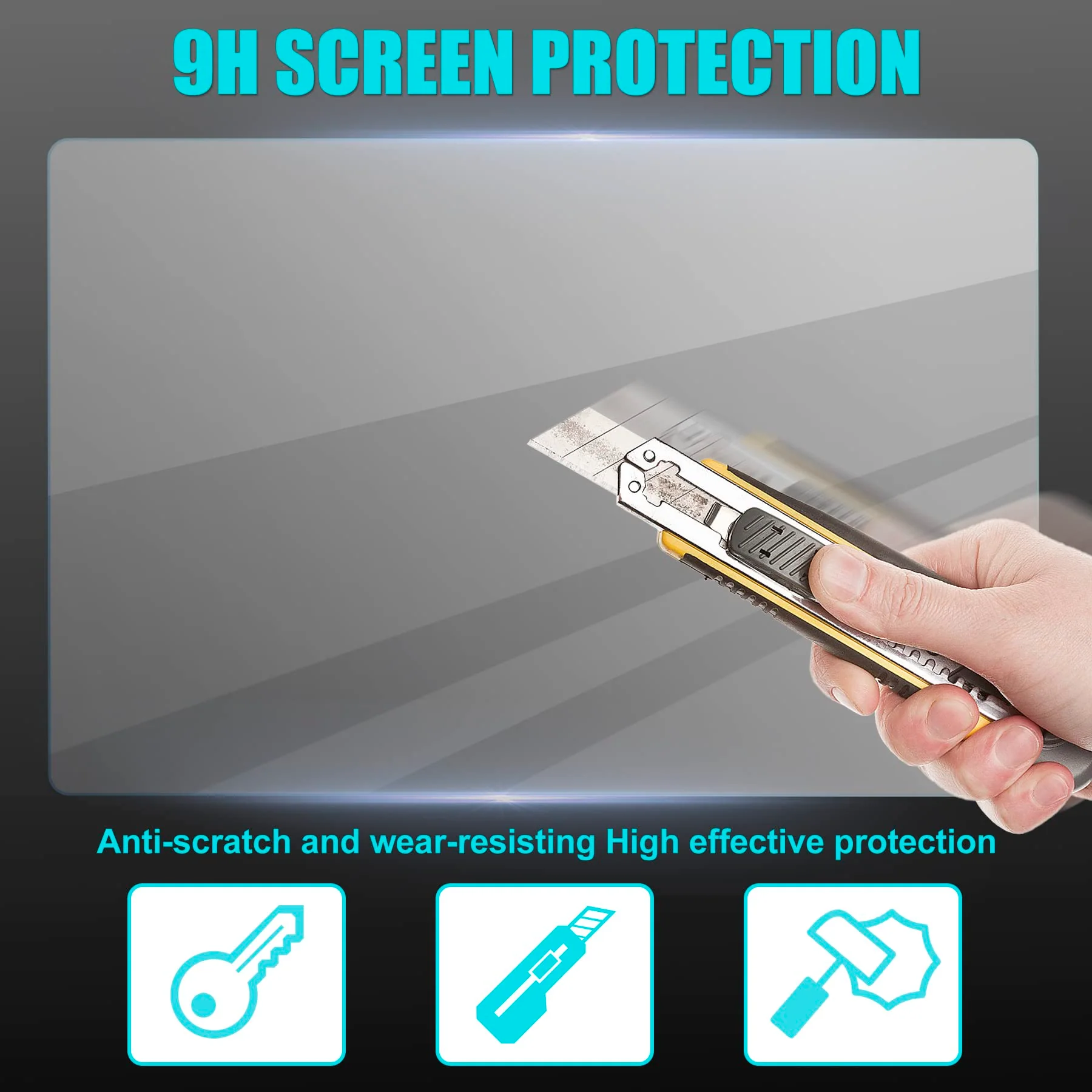 HD Tempered Glass Compatible with Tesla 3/Y 15" Center Control Touch Car Navigation Screen Protector Car Accessories Fit for Tesla 3/Y 15in - Image 3