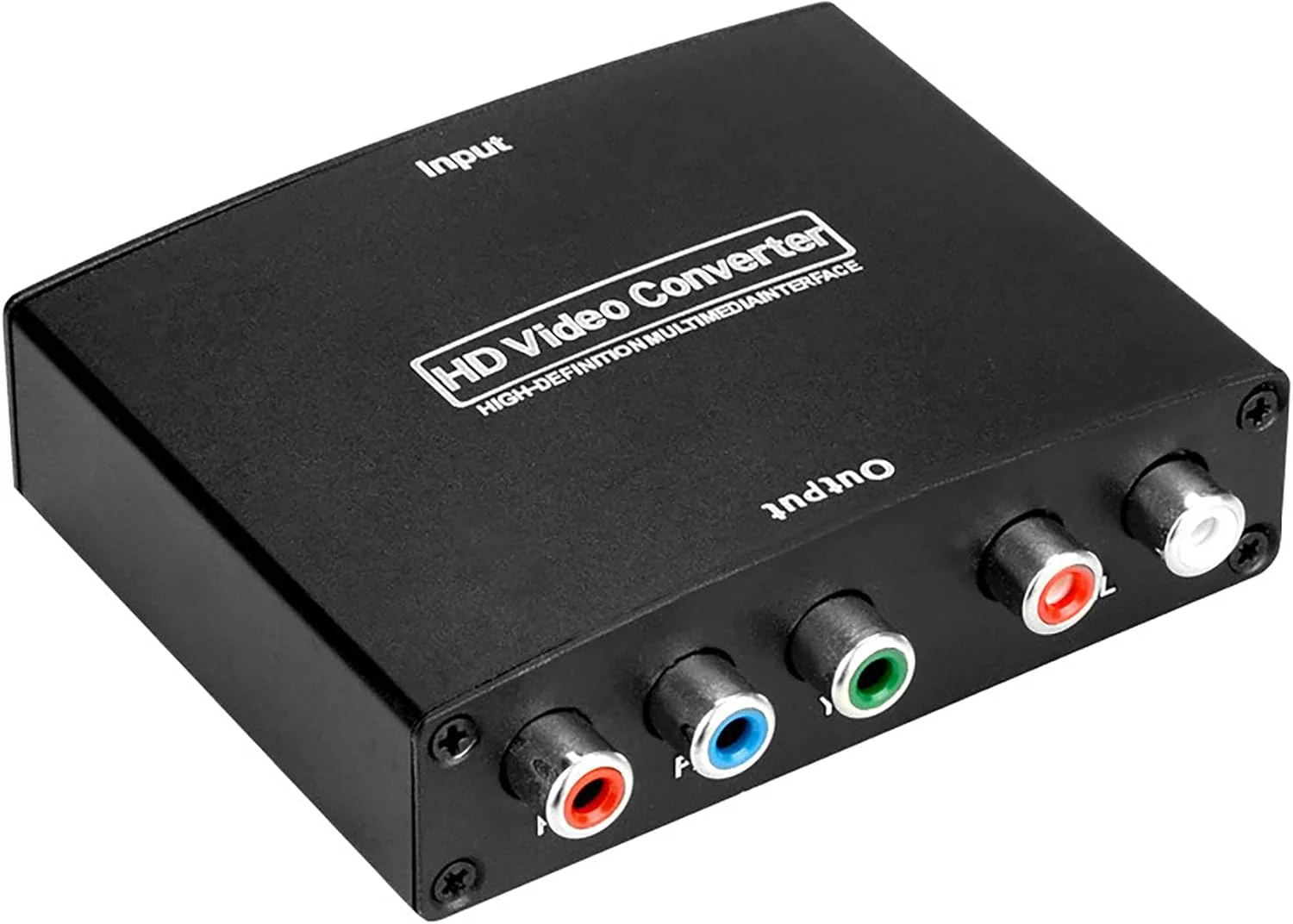 HDMI to Component Converter, avedio links HDMI to 1080P YPbPr 5RCA RGB + R/L Video Audio Adapter, Support Apple TV, PS5, Roku, Xbox, Fire Stick, DVD Players to HDTV and Projector (Black) - Image 2