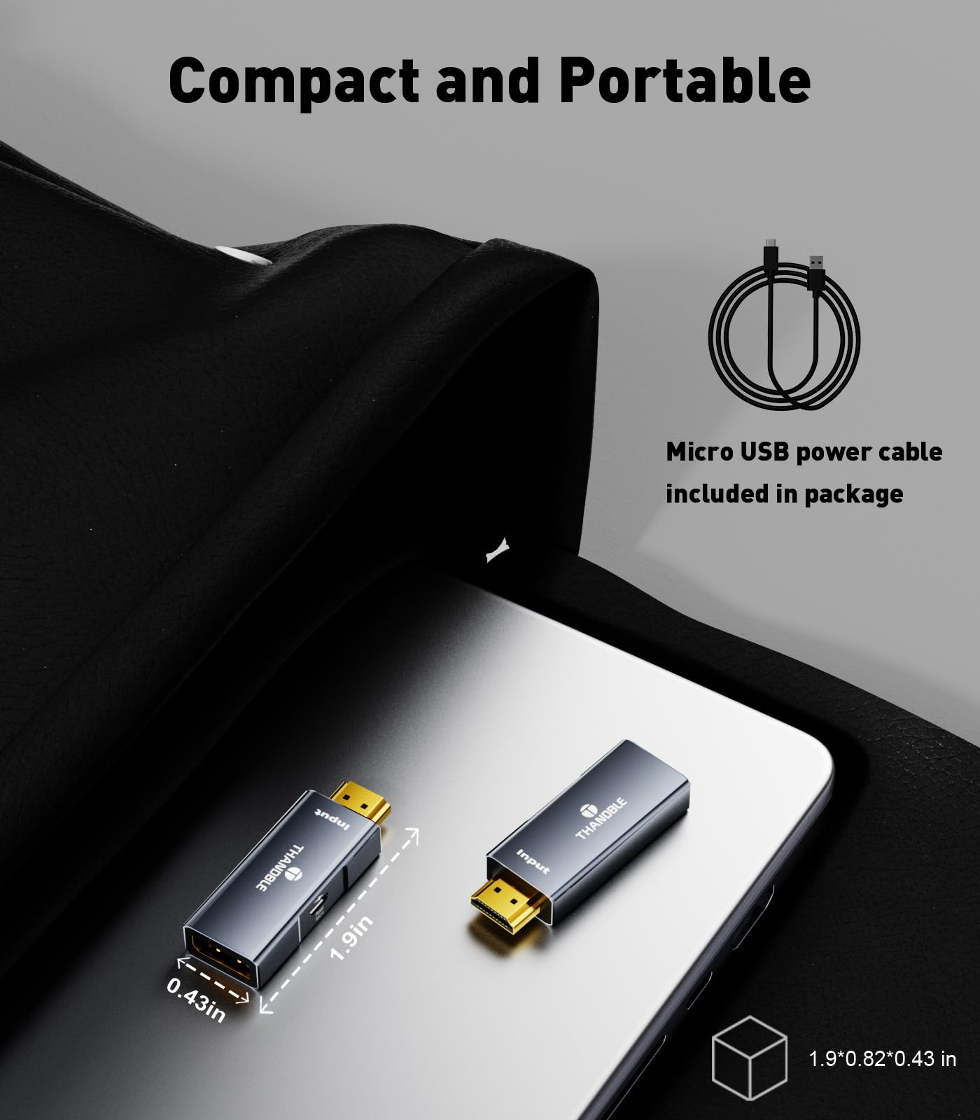 HDMI to DisplayPort Adapter (4K@60Hz) HDMI (Souce) to DP (Display) Converter HDMI Male to Display Port Female Compatible with Laptops, Graphics Cards, PS5, AMD,NVIDIA-1 Pack - Image 7