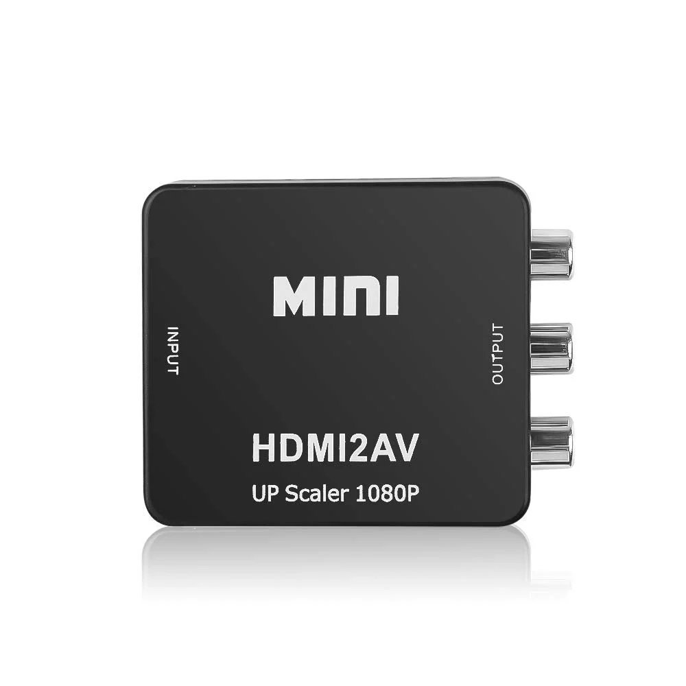 HDMI to RCA, HDMI to AV Converter Okubox 1080p 3RCA CVBs Composite Video Audio Converter Adapter Supporting PAL/NTSC for TV Stick, Roku, Chromecast, PC, Laptop, Xbox, HDTV, PS3 STB、Blue-Ray DVD Player - Image 2