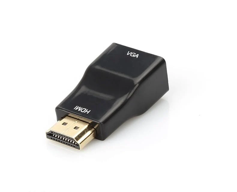 HDMI to VGA Adapter Converter, 1080P Male to Female Cord for Computer, Desktop, Laptop, PC, Monitor, Projector, HDTV, Xbox and More (Black) - Image 2
