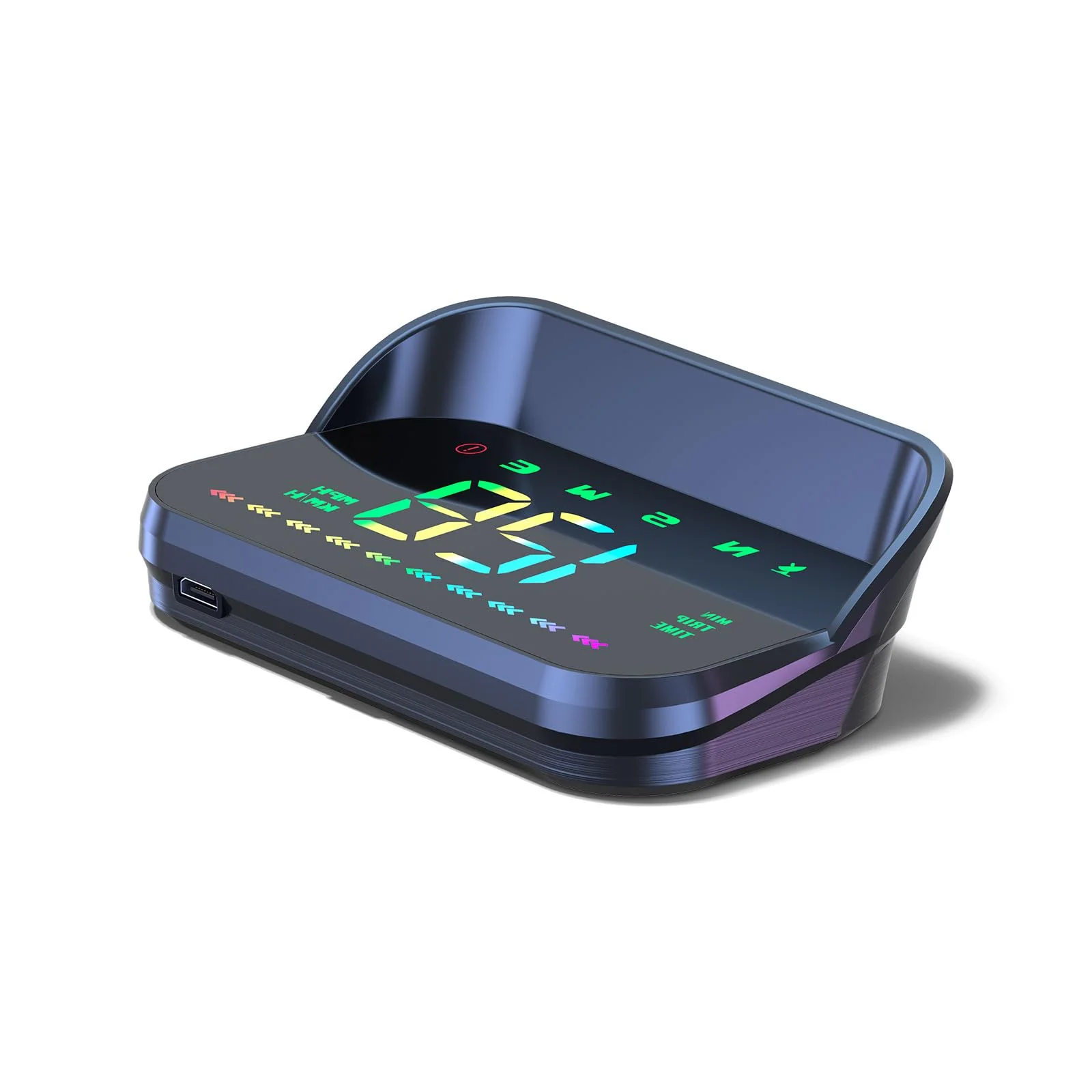 Head Up Display,Car Heads Up Display, GPS Speedometer M23s, Color Font with Speed MPH, Compass Direction, Distance Traveled, Travel Time, Speed Alert and HD Display, USB Cable Plug and Play M23 color