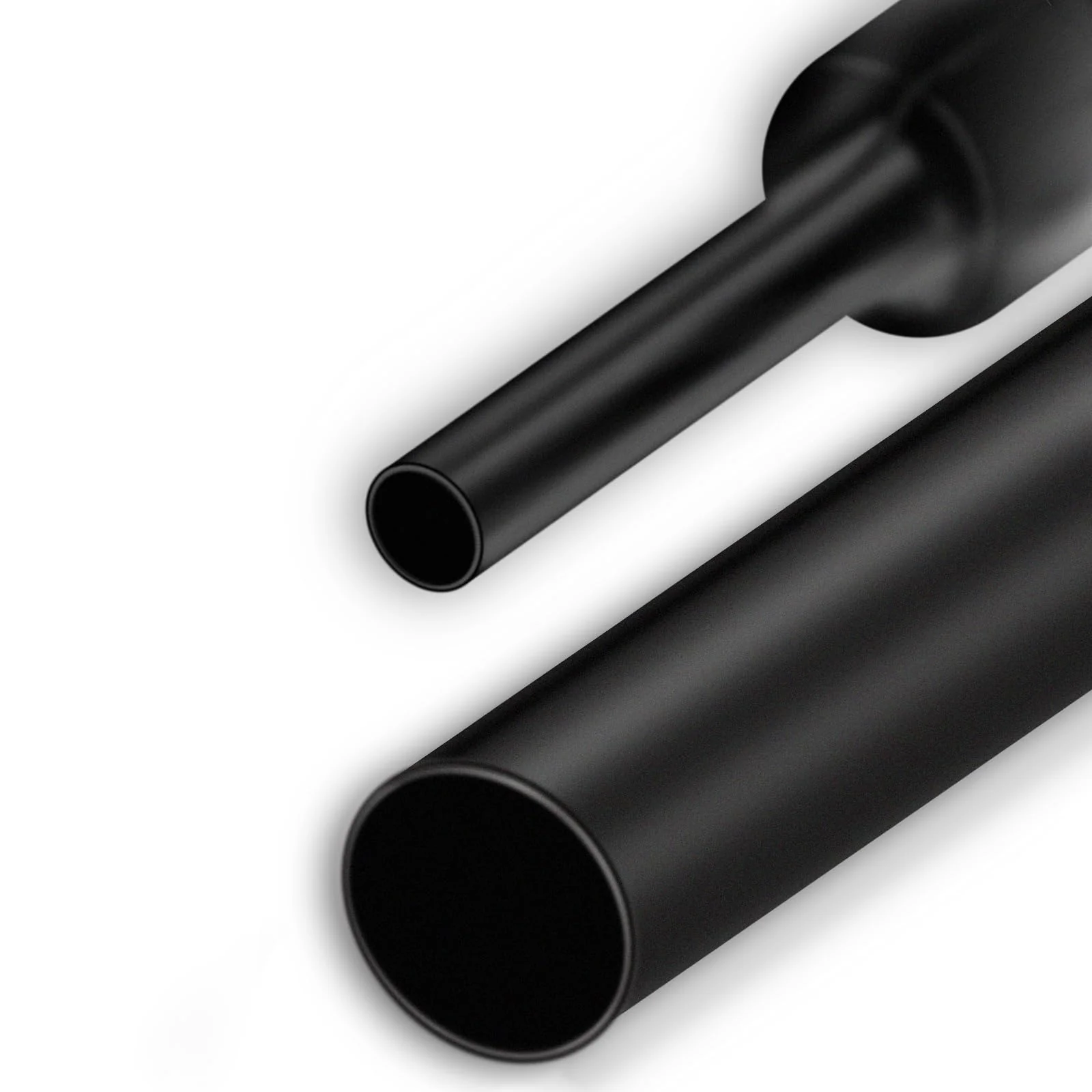 Heat Shrink Tube, Heat Shrink Tube with Adhesive, 4:1 Heat Shrink Tubes, Waterproof, Heat Shrink Tube Black for Cable Insulation, Marking, Cable Bundling, Repairs (20 mm x 2 m) 20MM*2M