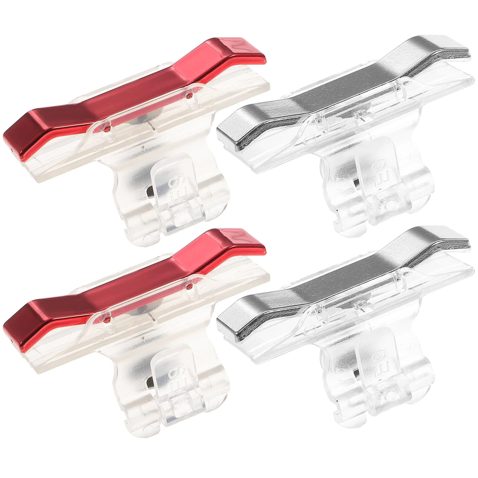 Hemobllo Mobile Game Controller Buttons - 2 Pairs of Metal Joystick Triggers