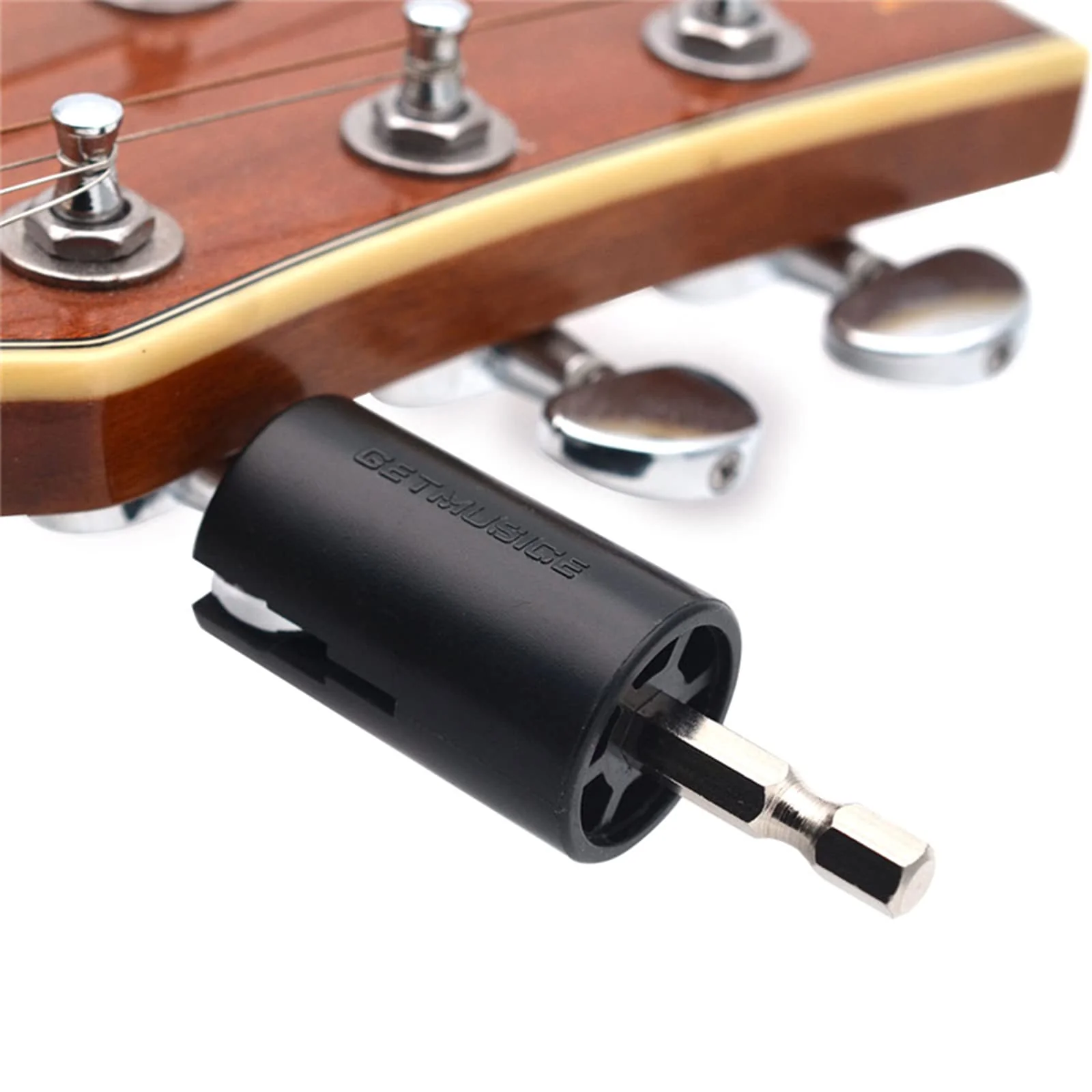 Hexagonal Guitar String Winder Head Diy Maintenance Tool Accessories Winder Drill Plug String Peg Puller For Guitar Bass - Image 9