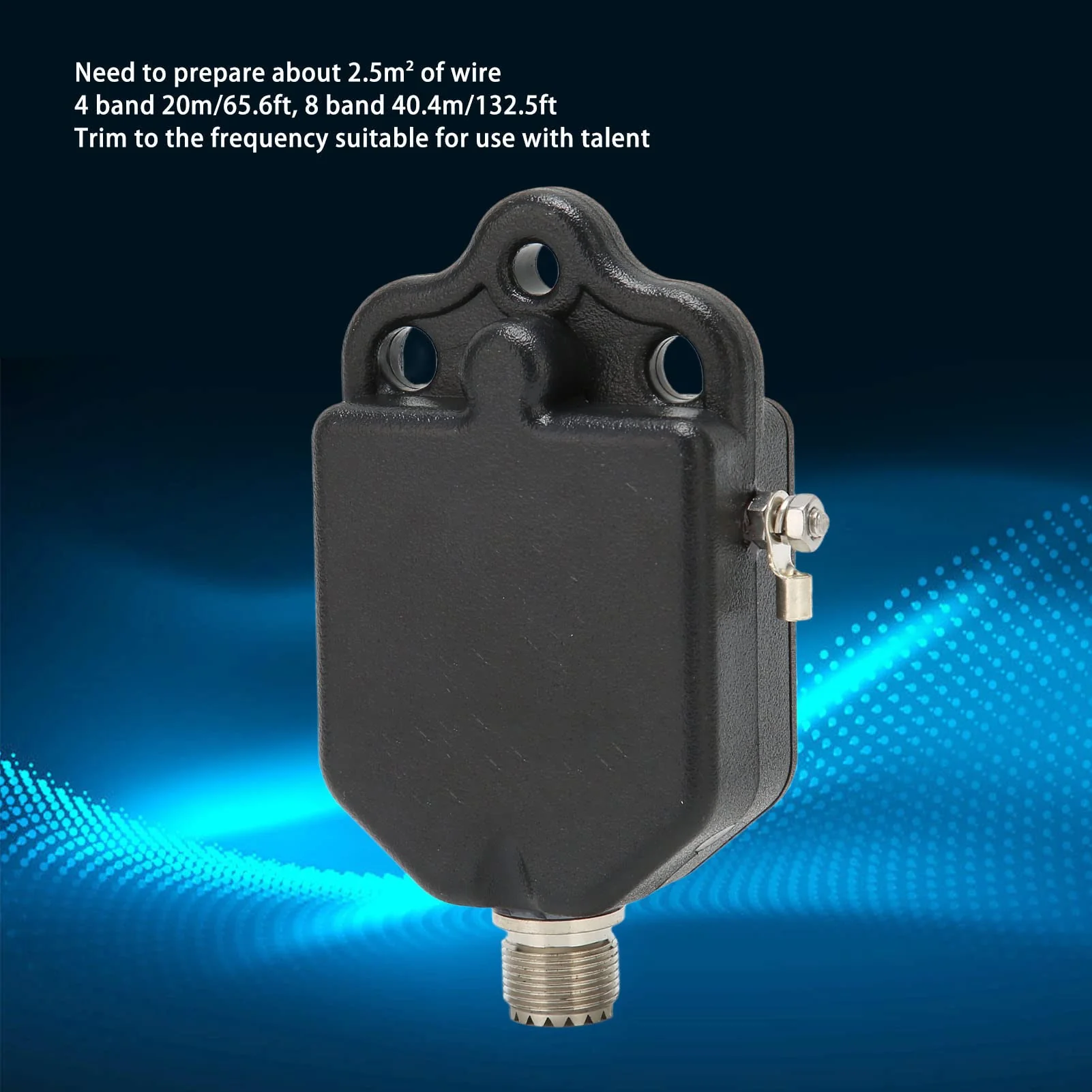 HF End Fed Antenna, 4 Band 8 Band 1MHz to 30MHz 100W Power End Fed Radio Antenna SSB FT8, FM, FSK for Outdoor - Image 2