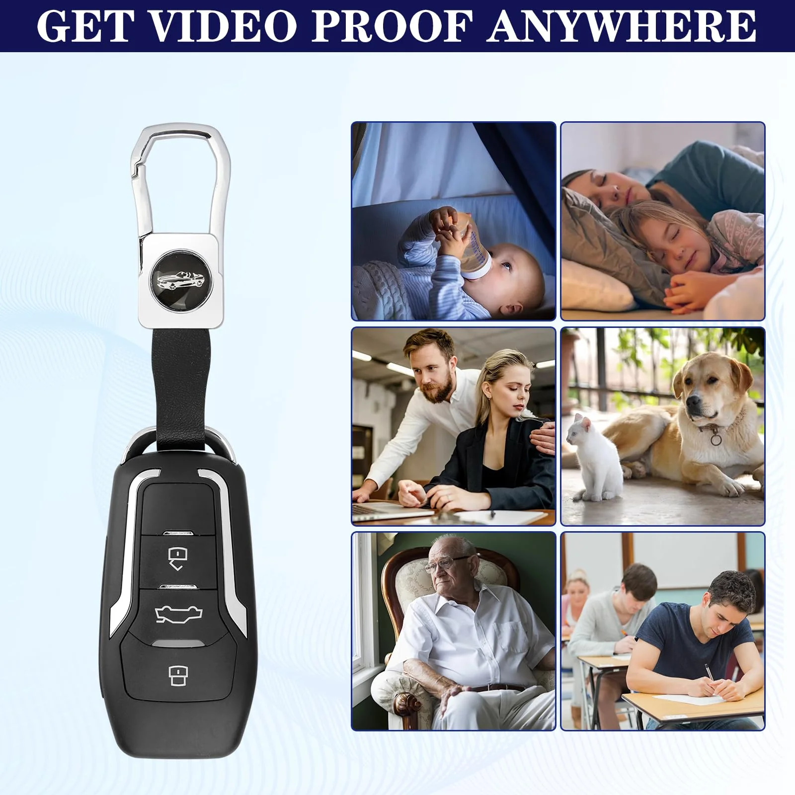 Hidden Camera Car Key -1080P-Portable Mini Camera-Hidden Camera with Motion Detection Security Camera - Image 4