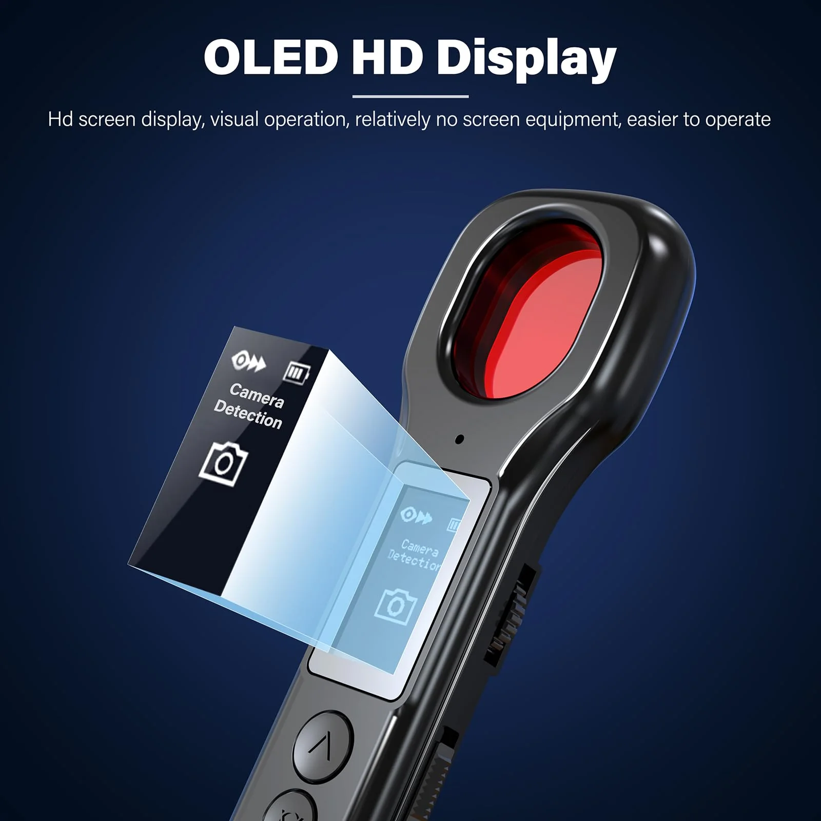 Hidden Camera Detectors, 2024 Camera Detector with Display Screen, Hidden Bug and Camera Detector, Anti Spy RF Detector for Home Office Travel, 5 Levels Sensitivity 4 Modes - Image 2