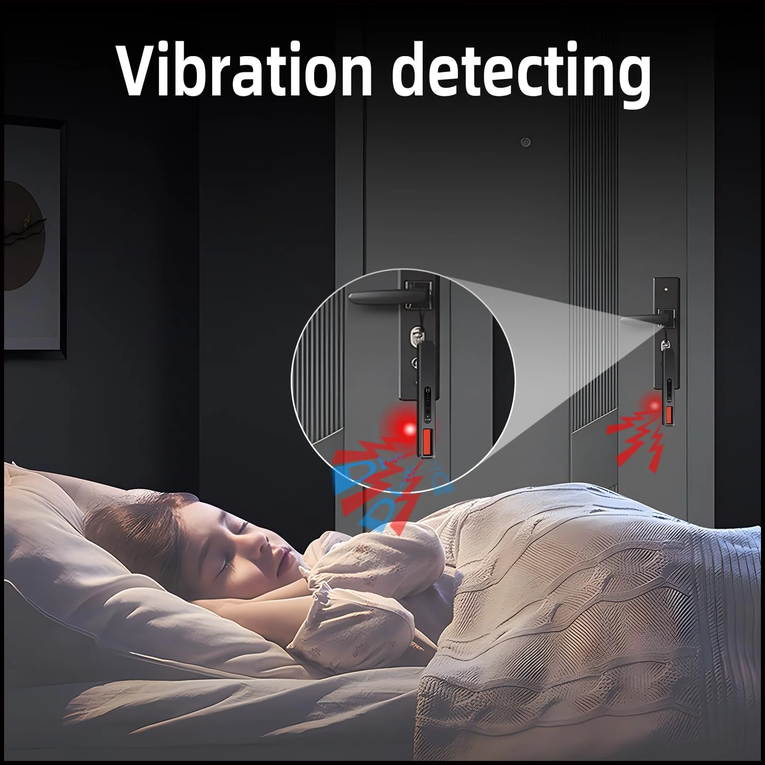 Hidden Camera Detectors Camera Detector - Magnet Detector Vibration Detecting RF Wireless Signal Scanner for Home/Office/Travel/Hotel, 4 Levels Sensitivity 4 Modes - Image 4