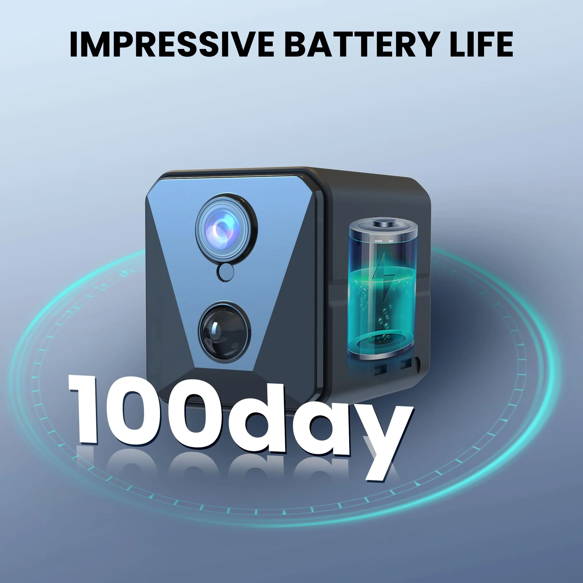 Hidden Spy Camera, 2K WiFi Mini Camera, 100 Days Standby Battery Life, Cloud & SD Storage, Clear Night Vision, AI Motion Detection, Real-Time Record Security Wireless Camera Nanny Cam - Image 4