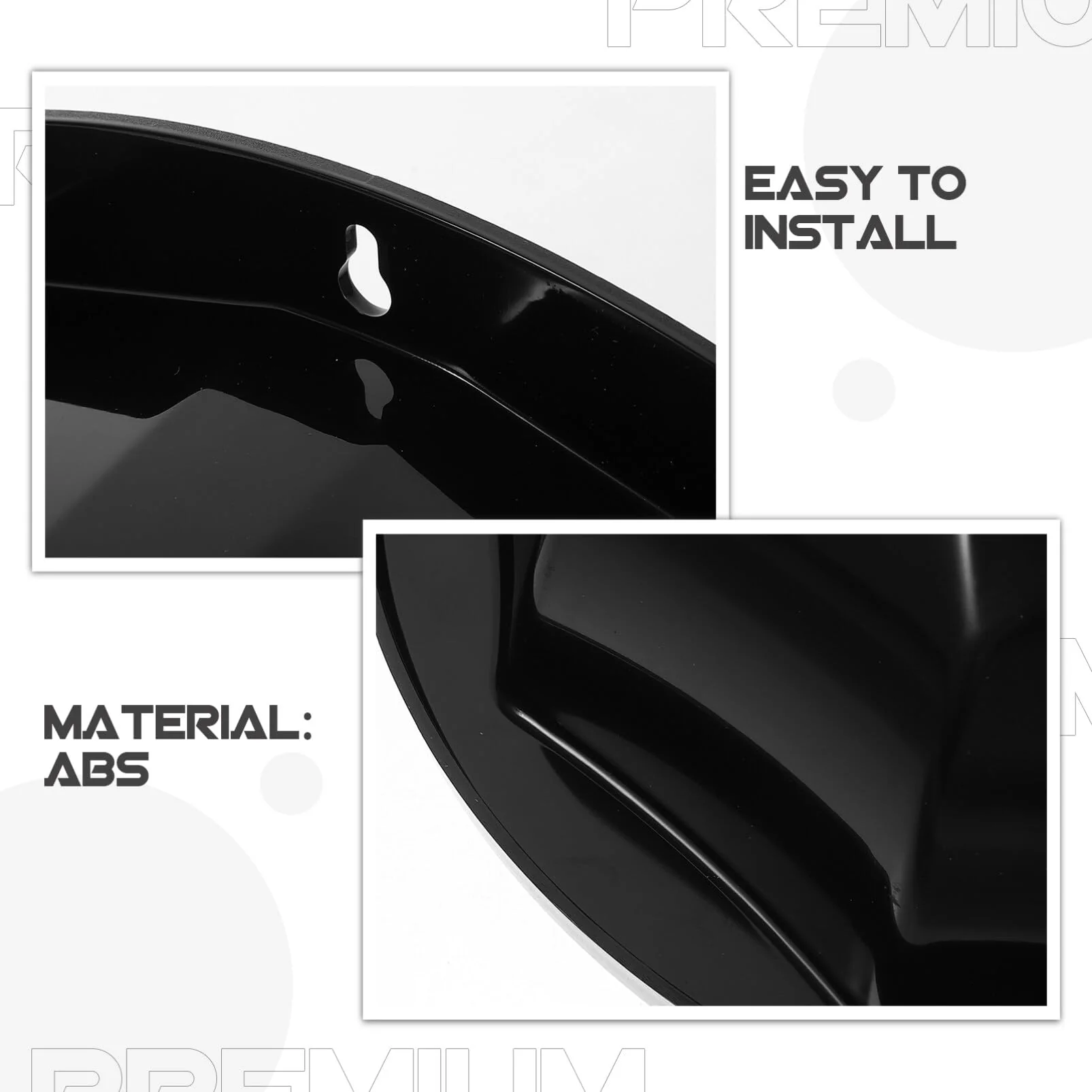 Homoyoyo 2pcs Sun Rain Shade Camera Cover Shield Camera Shield Cover for Nest/Ring/Dome/Bullert Outdoor Camera Black - Image 5