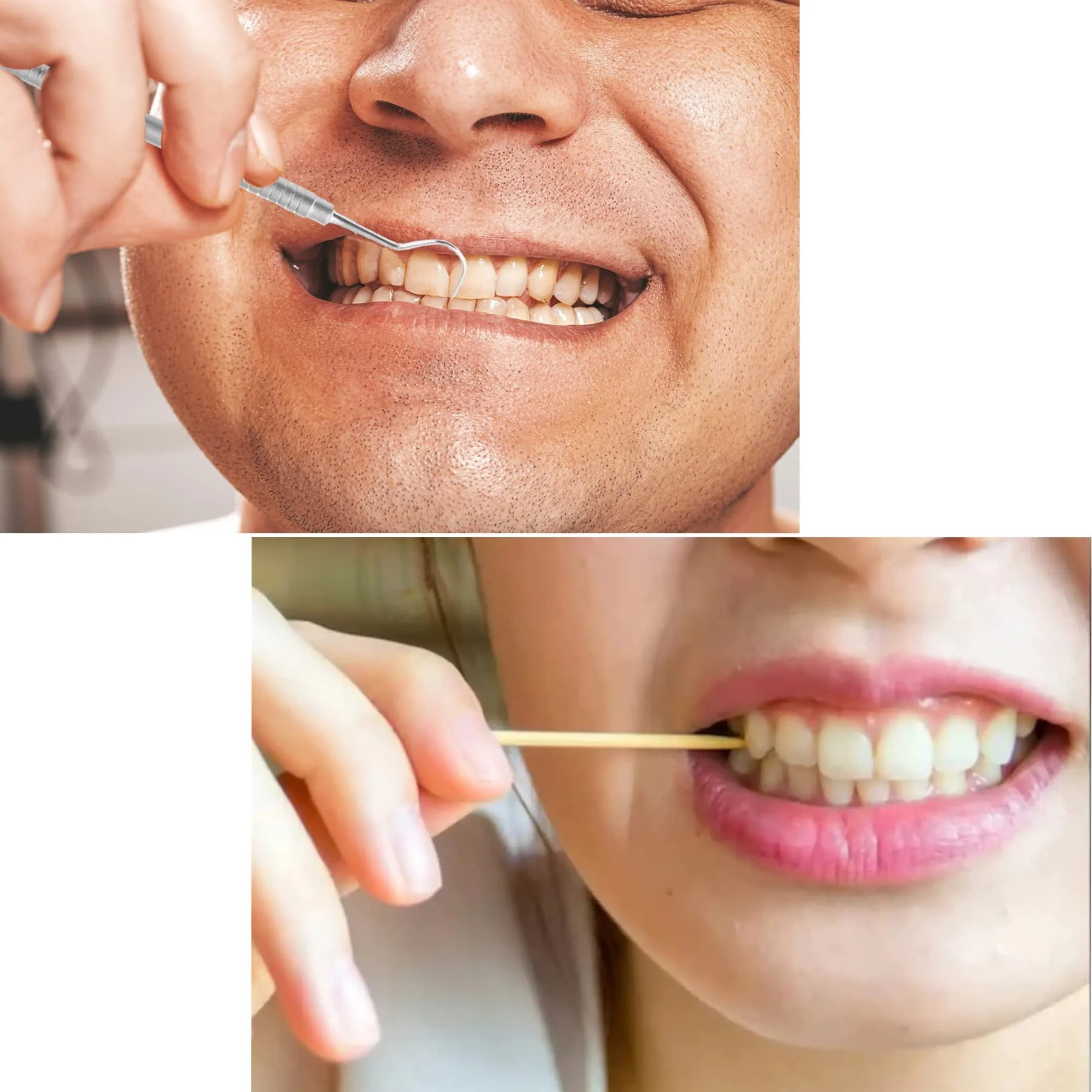 Hook Pick Double Ended Oral Hygiene Dental Explorer Stainless Steel Teeth Cleaning Oral Student Tool Tooth Picks Metal - Image 3