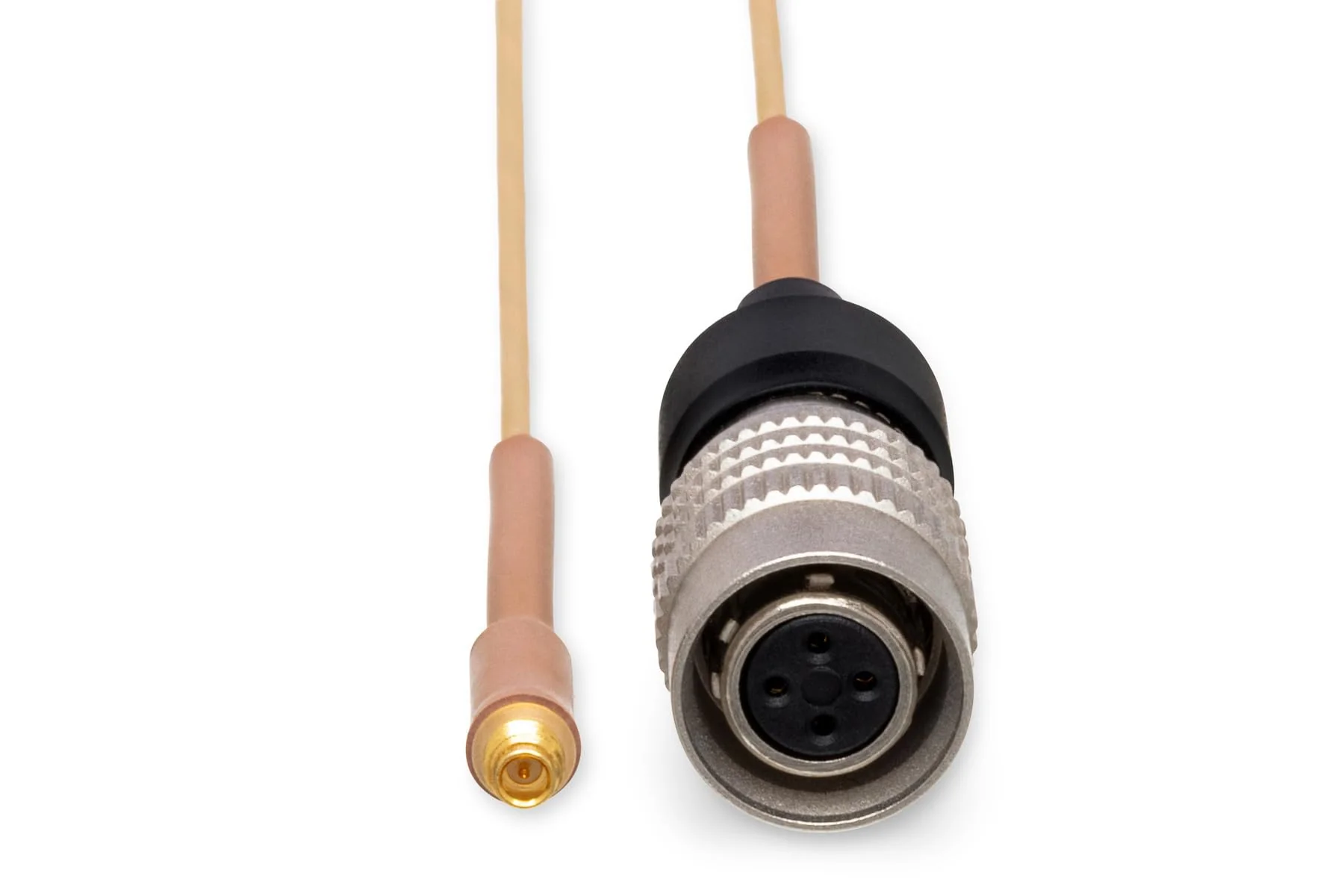 Hosa CABLE-BG-1AT Mogan Cable, Beige, Audio-Technica, 1.2 mm OD - Image 2