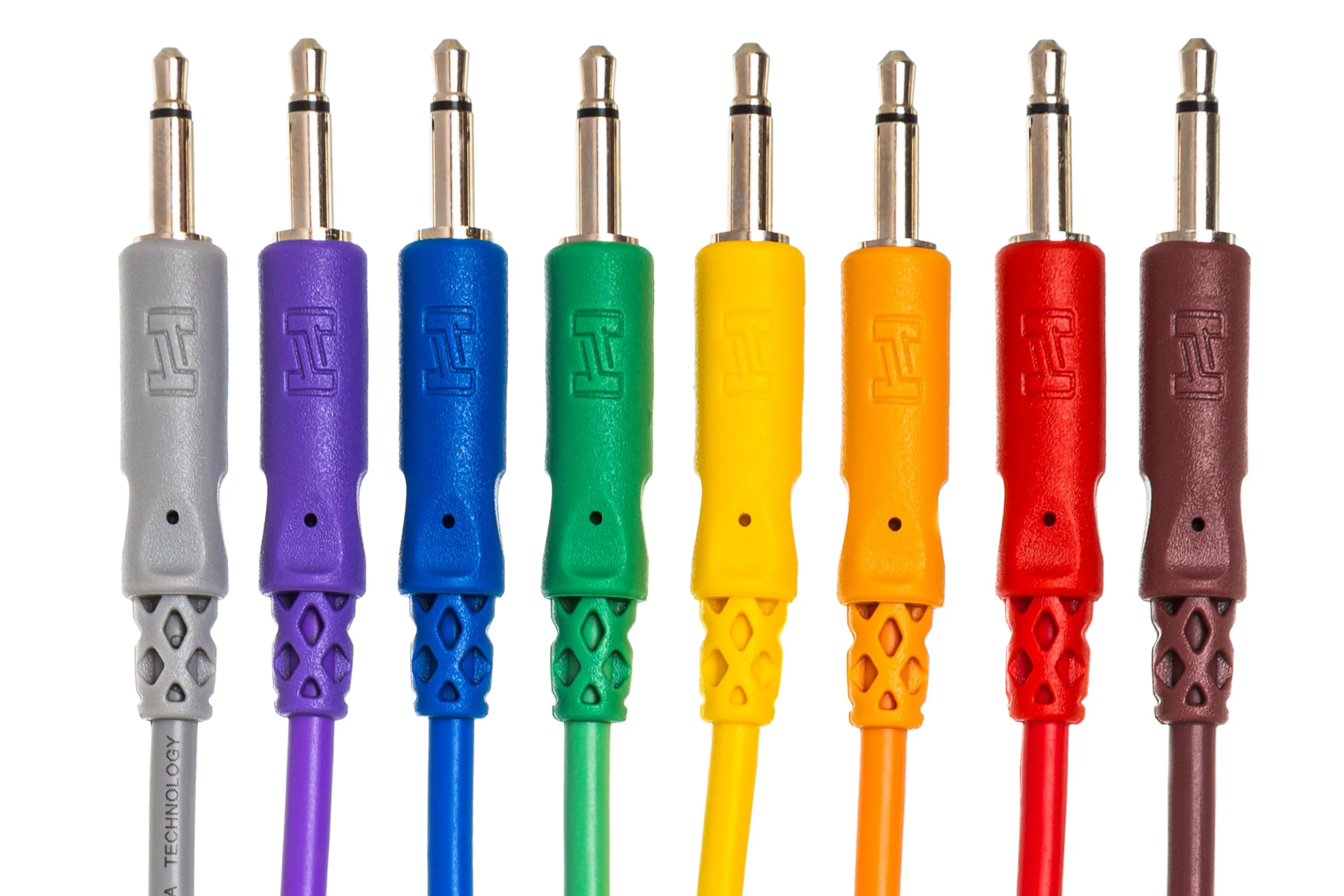 Hosa CMM-815 Unbalanced Patch Cables, 3.5 mm TS to Same, 6 Inches - Image 2