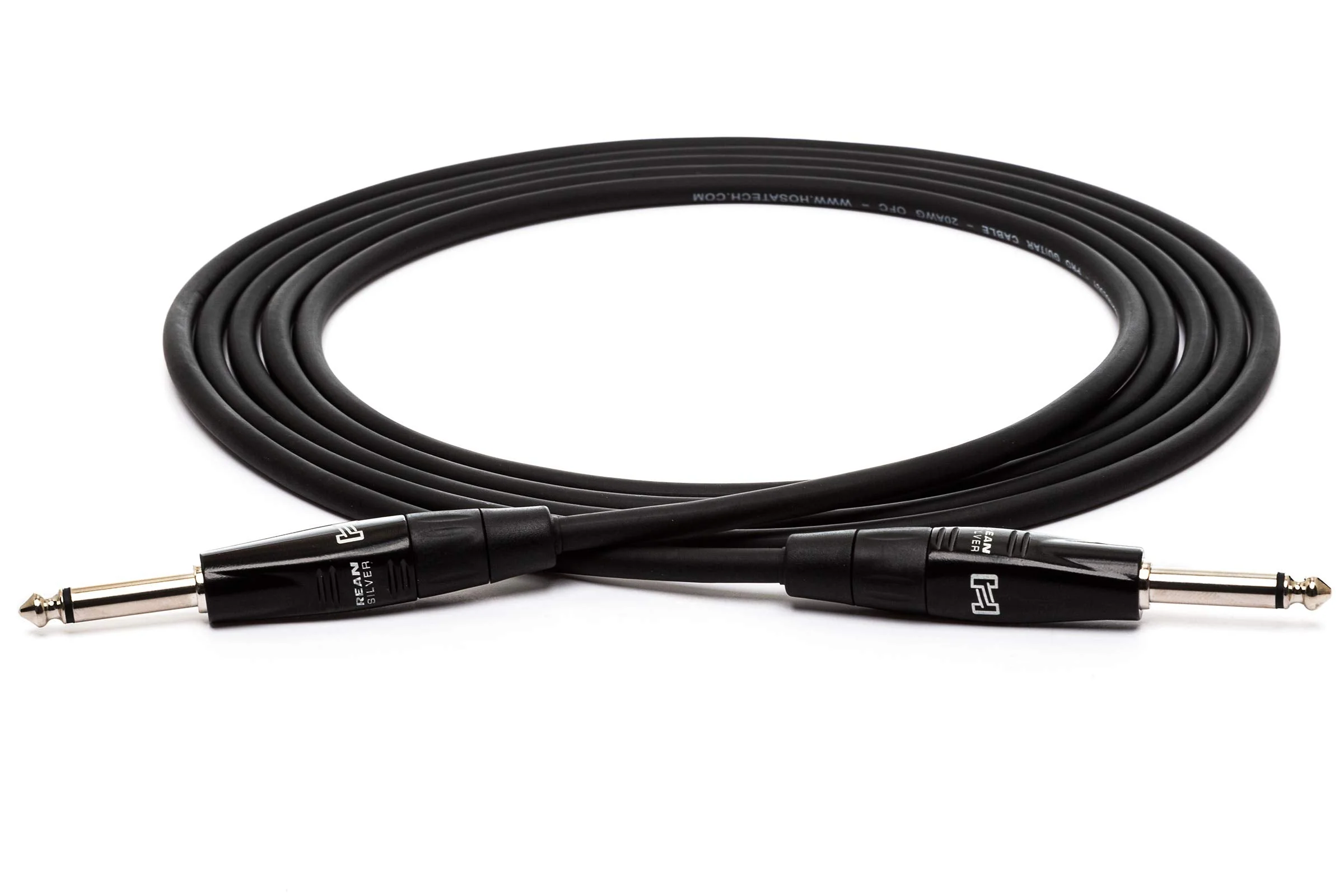 Hosa HGTR-015 Pro Guitar Cable, REAN Straight to Same, 15 Feet SS