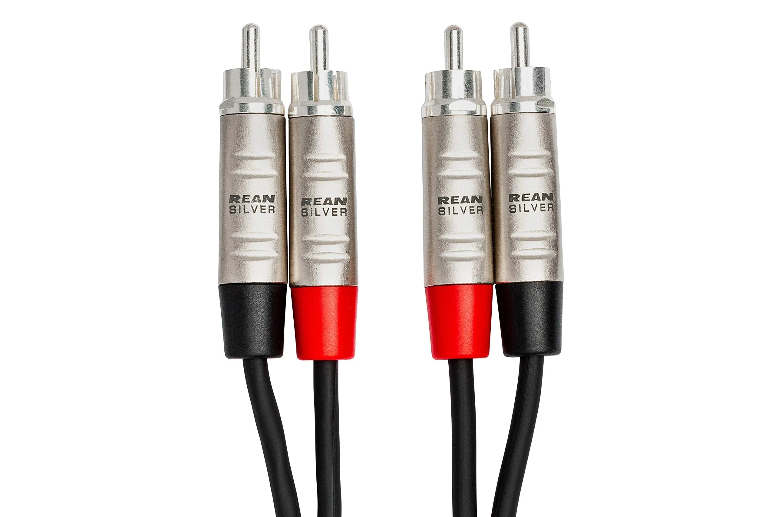 Hosa HRR-005X2 Pro Stereo Interconnect, Dual REAN RCA to Same, 5 Feet - Image 3