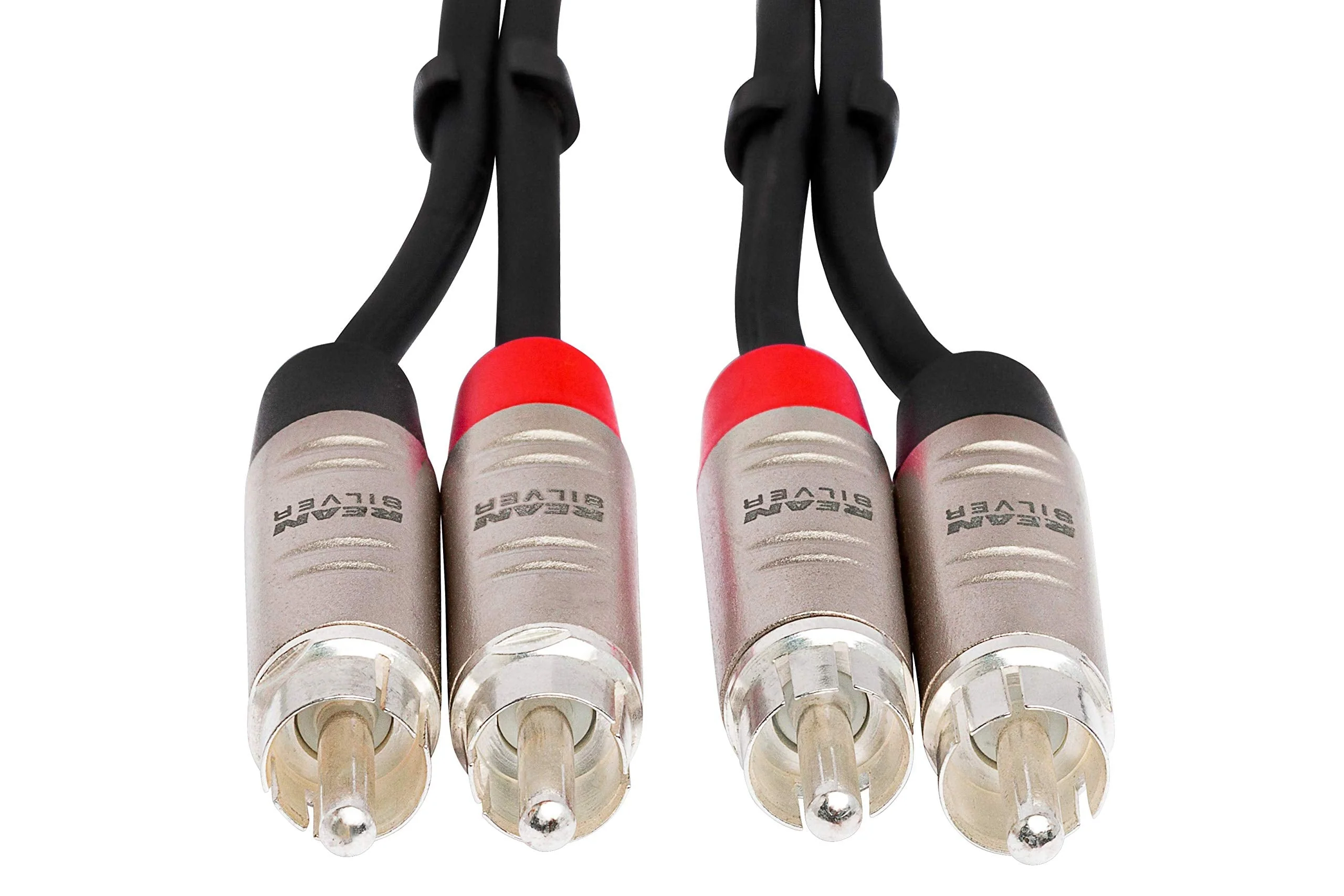 Hosa HRR-010X2 Pro Stereo Interconnect, Dual REAN RCA to Same, 10 Feet - Image 4