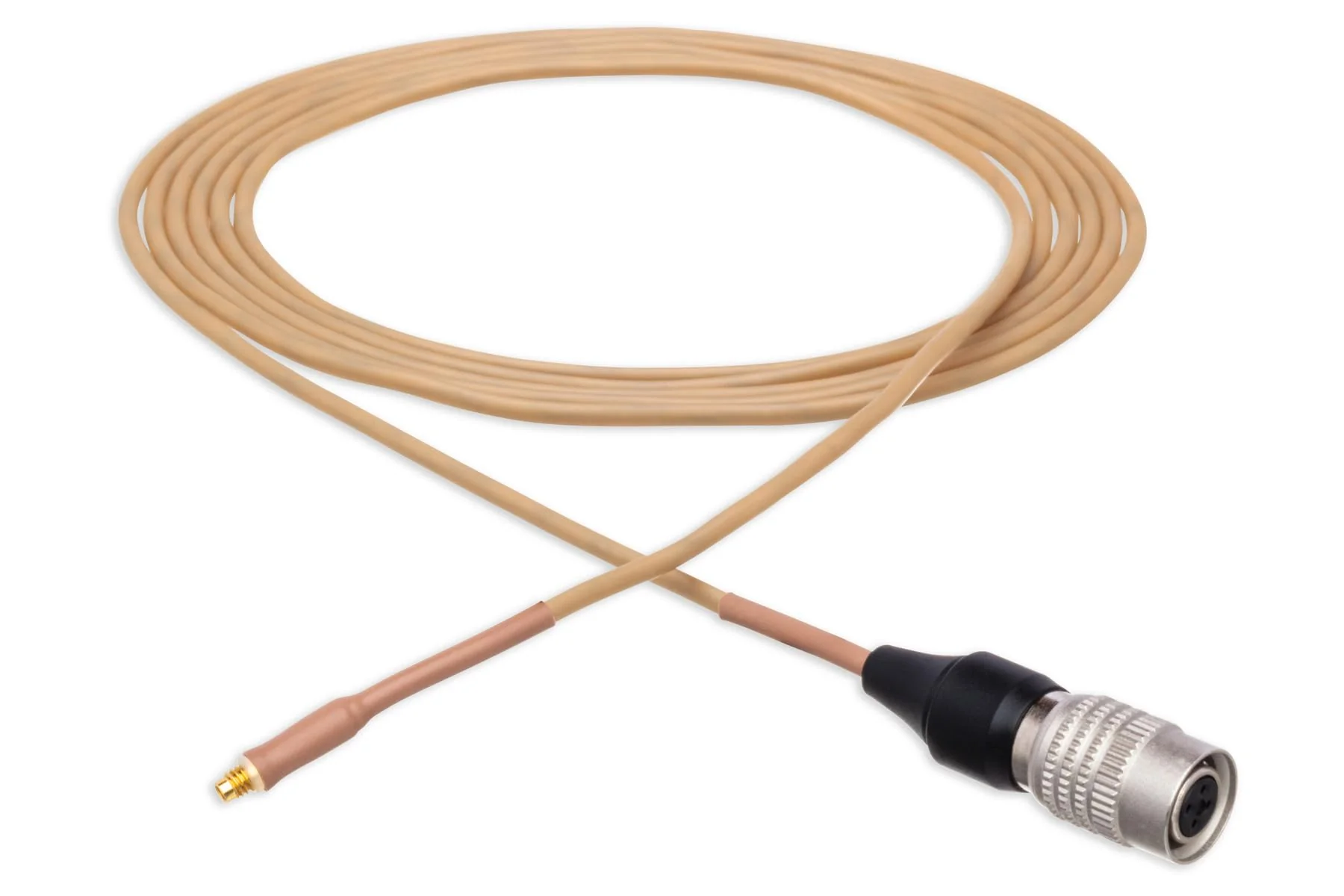 Hosa Mogan Cable-BG-2AT, 6 Foot Audio Technica 2.0 Millimeter OD Cable Beige