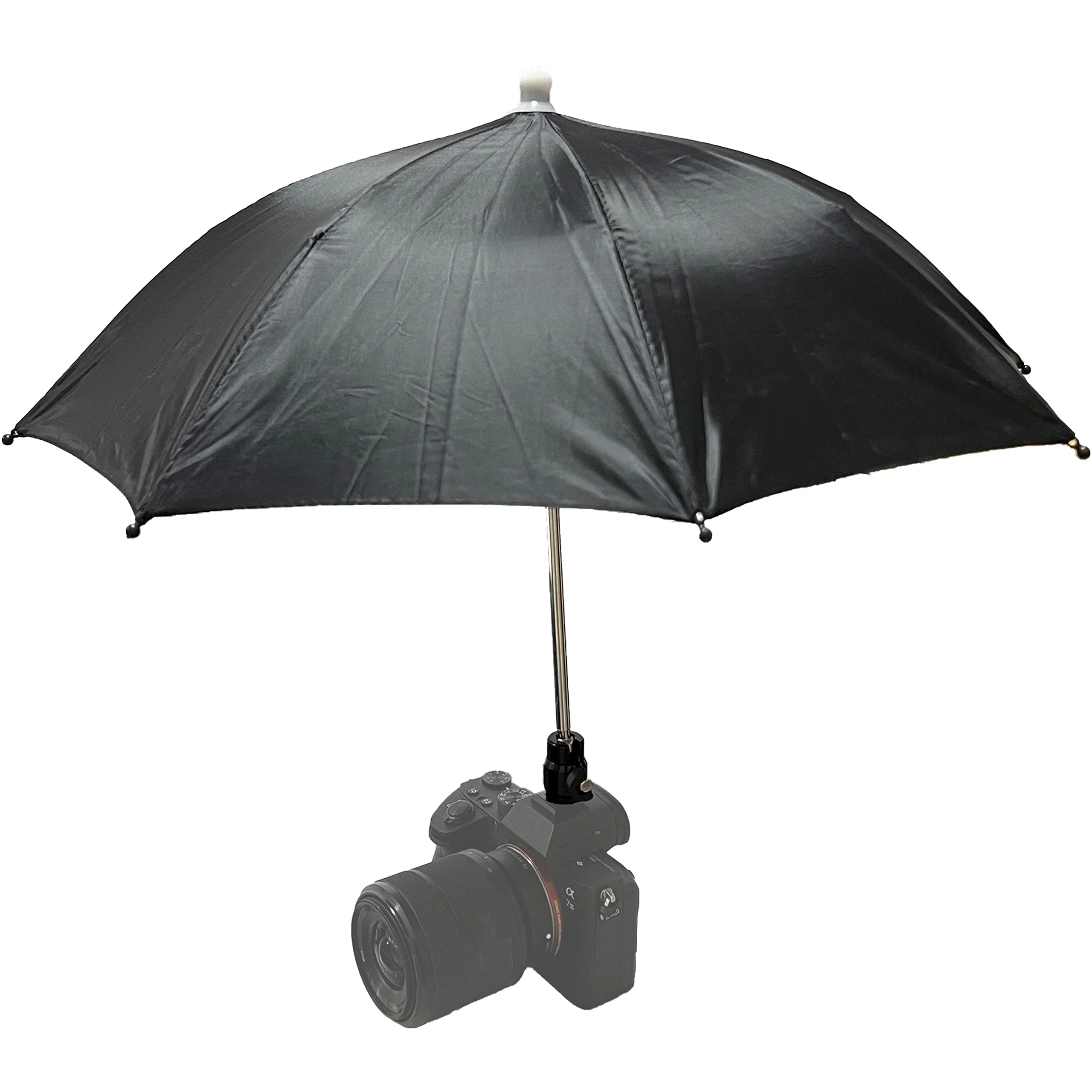 Hot Shoe Umbrella/Sunshade, Protects Camera from Rain, Bird Droppings, Sunlight, Snow, Camera Umbrella, Waterproof Camera Accessory Big