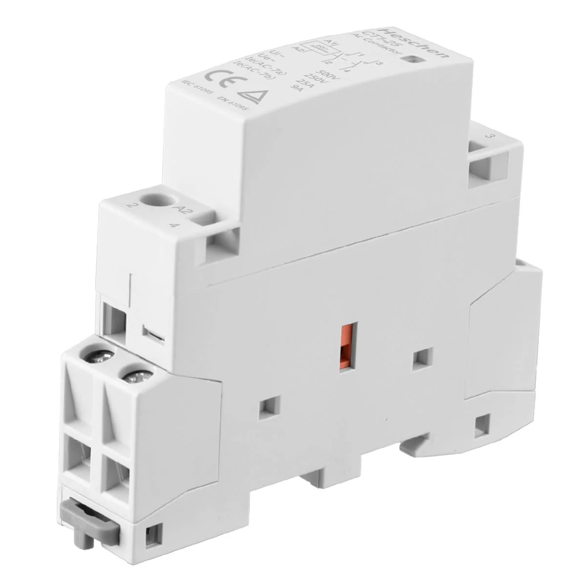 Household AC Contactor, CT1-25, Ie 25A, 2 Pole Two Normally Open, AC 24V Coil Voltage, 35mm DIN Rail Mount - Image 2