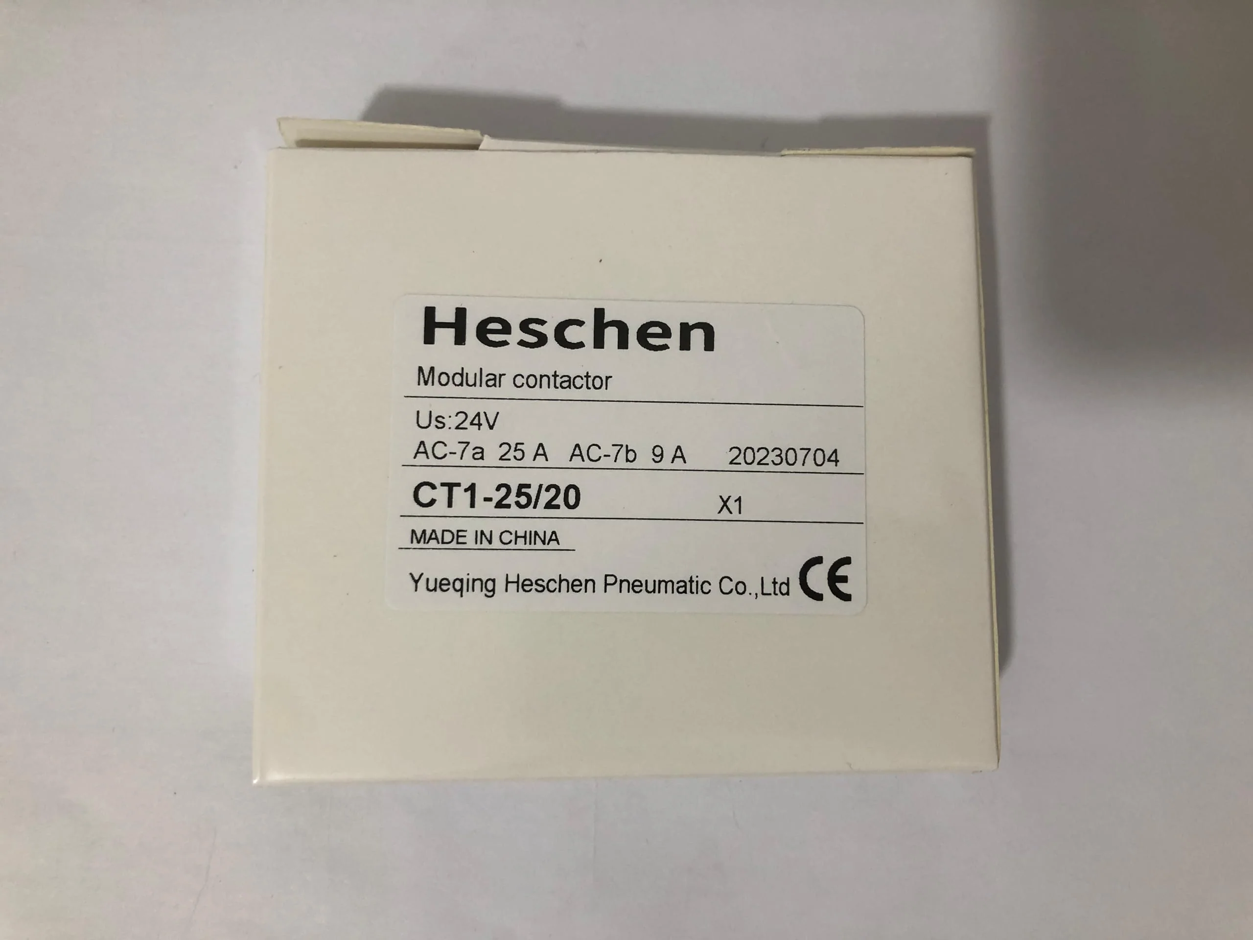 Household AC Contactor, CT1-25, Ie 25A, 2 Pole Two Normally Open, AC 24V Coil Voltage, 35mm DIN Rail Mount - Image 8