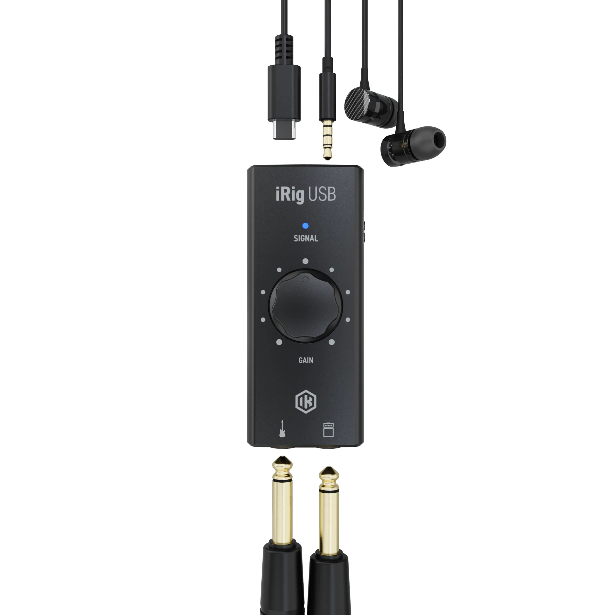 IK Multimedia iRig USB Guitar Audio Interface - 24-bit 48 kHz Music Recording Studio Equipment Include USB C Cable For iPad, Mac And PC, Guitar Accessories, Recording Device - Image 5