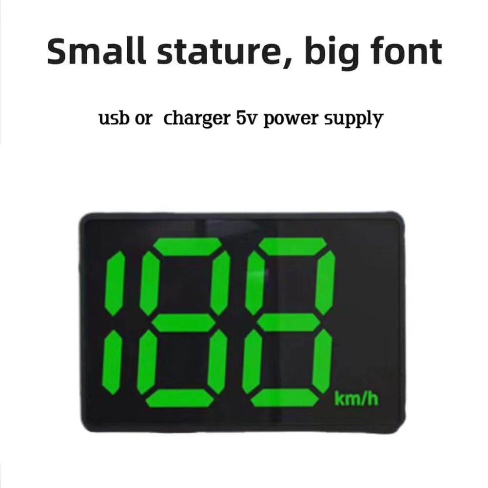 ikasus Car Hud GPS Speedometer Digital Speed Meter with MPH Speed,USB Plug and Play, Head Up Display Driving Direction, OverSpeed Warning for Cars Trucks AUTO-QA4497X#MPH-WJYQ-07 - Image 5