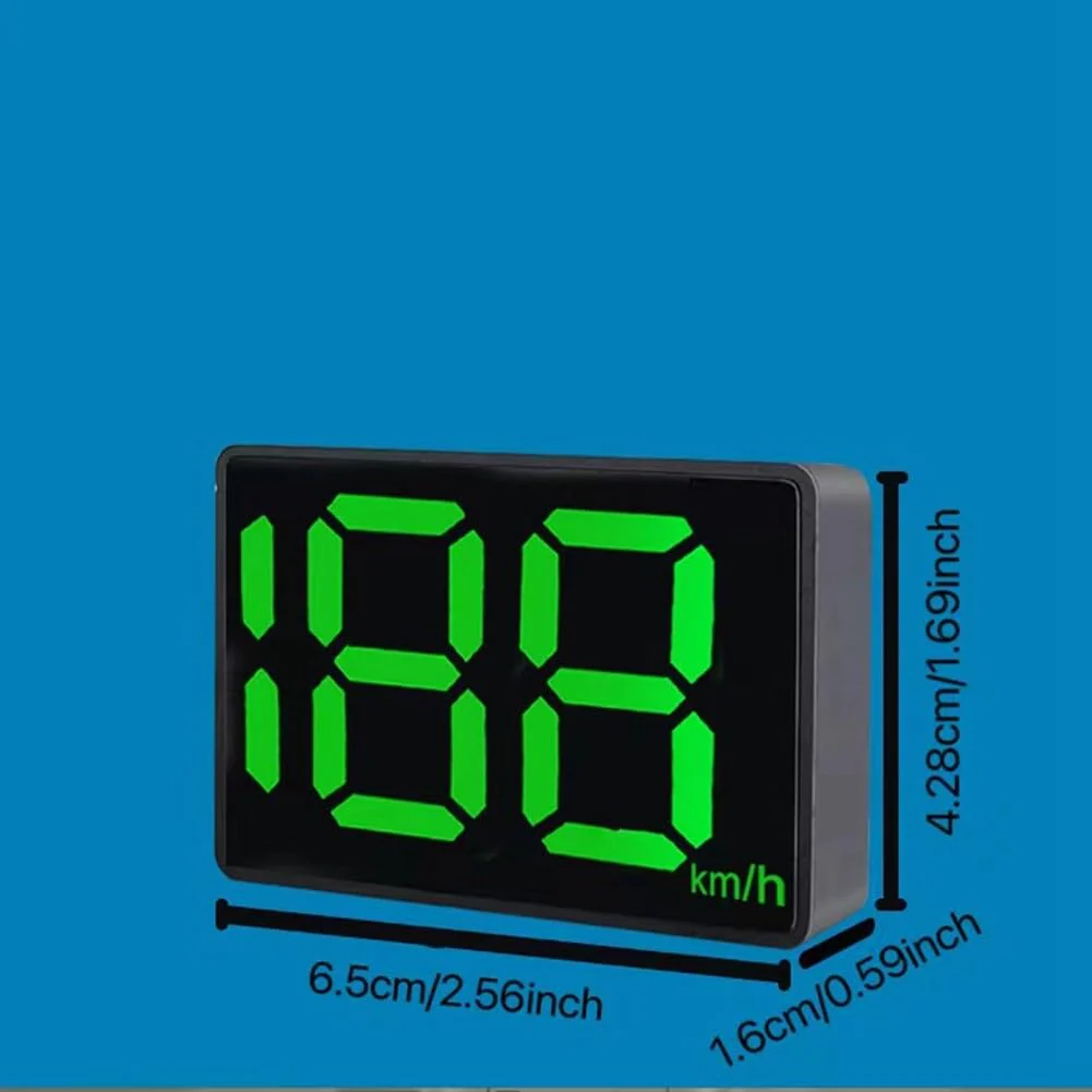 ikasus Car Hud GPS Speedometer Digital Speed Meter with MPH Speed,USB Plug and Play, Head Up Display Driving Direction, OverSpeed Warning for Cars Trucks AUTO-QA4497X#MPH-WJYQ-07 - Image 7