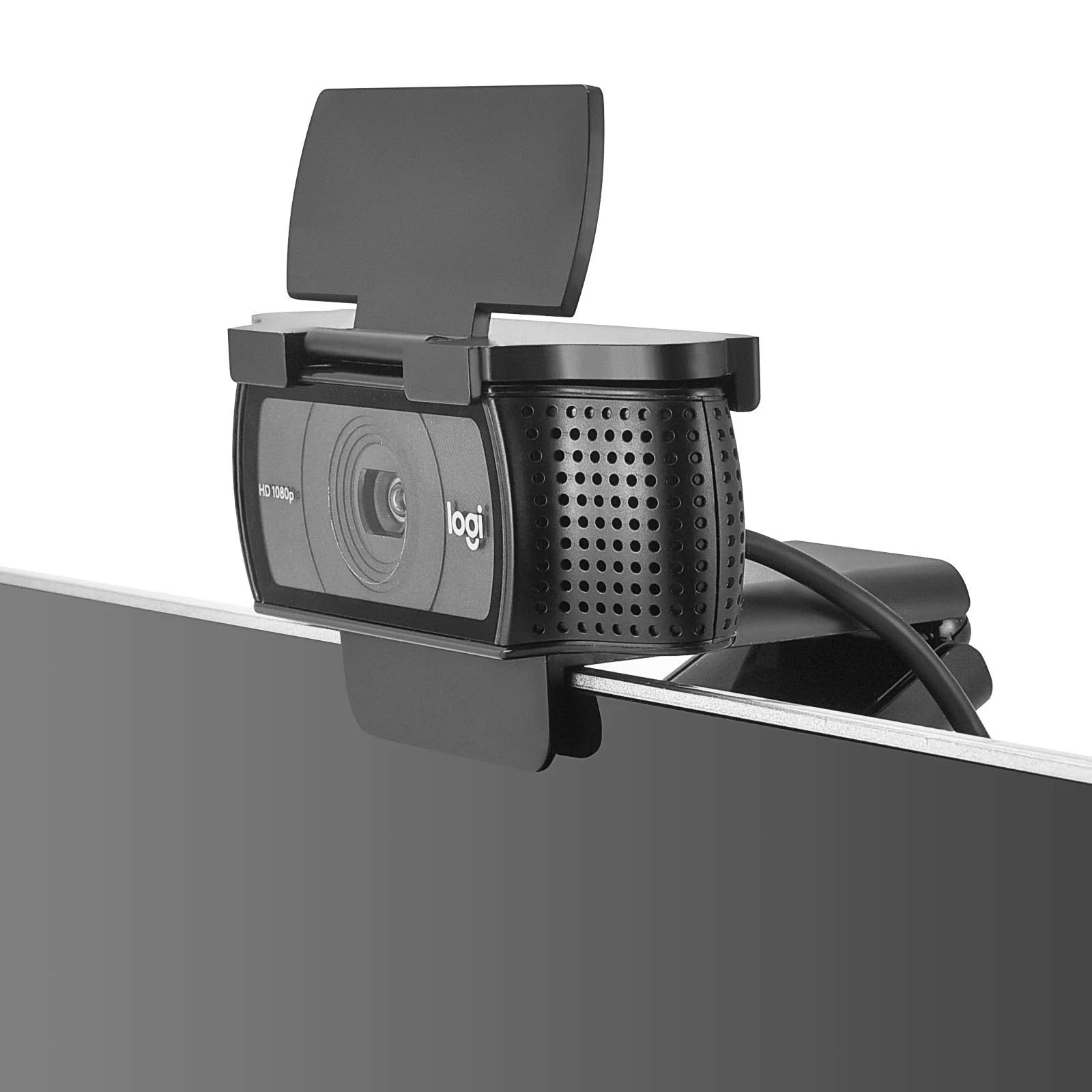imluckies Webcam Cover for Logitech C920/ C920x/ C930e/ C922x/ C922 HD Pro Stream Webcam, Camera Privacy Shutter Cover Protect Lens and Security, Black - Image 2