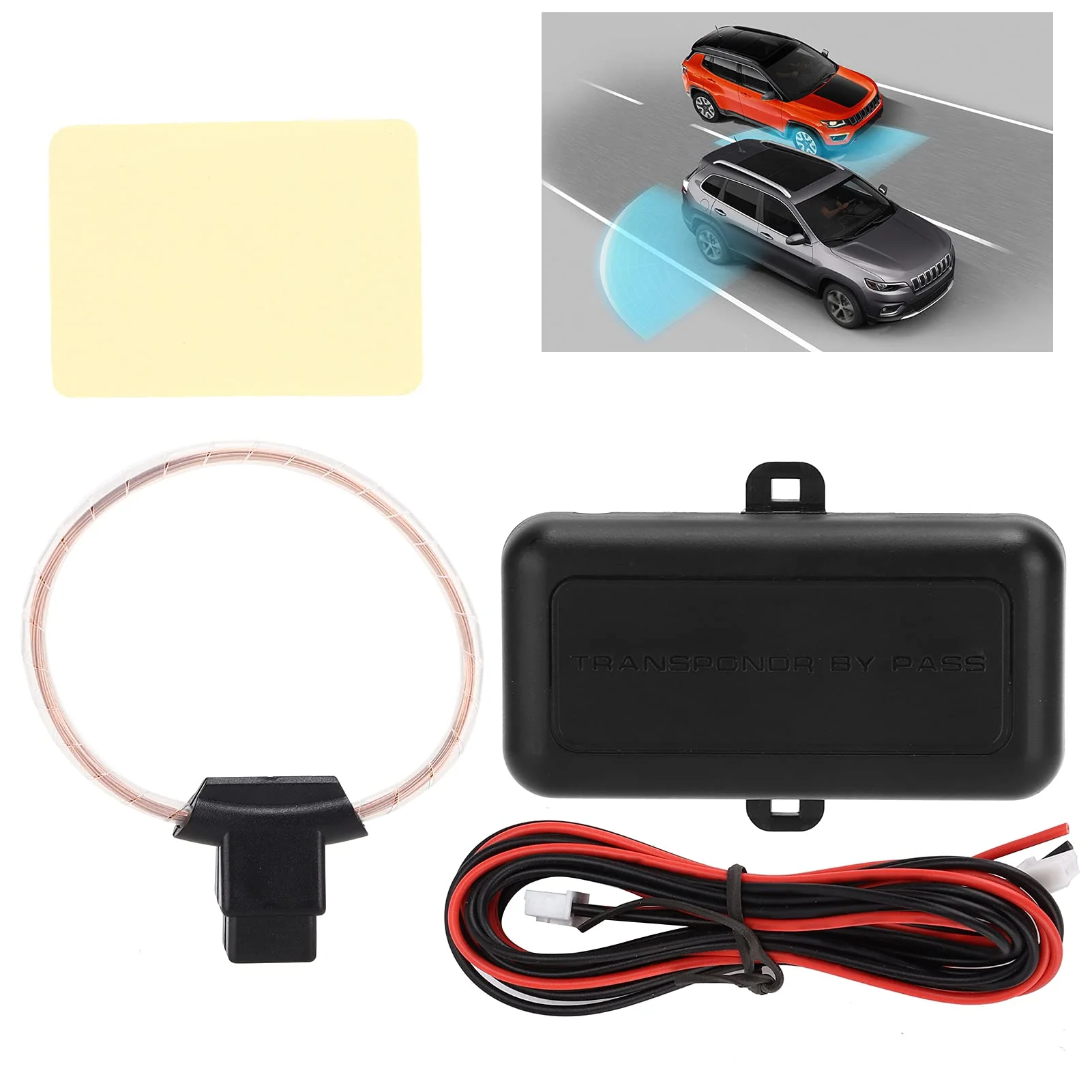 Immobilizer Bypass Module, Car Immobilizer Bypass Module Chip Key Release for Remote Engine Start Stop 12V Universal - Image 7