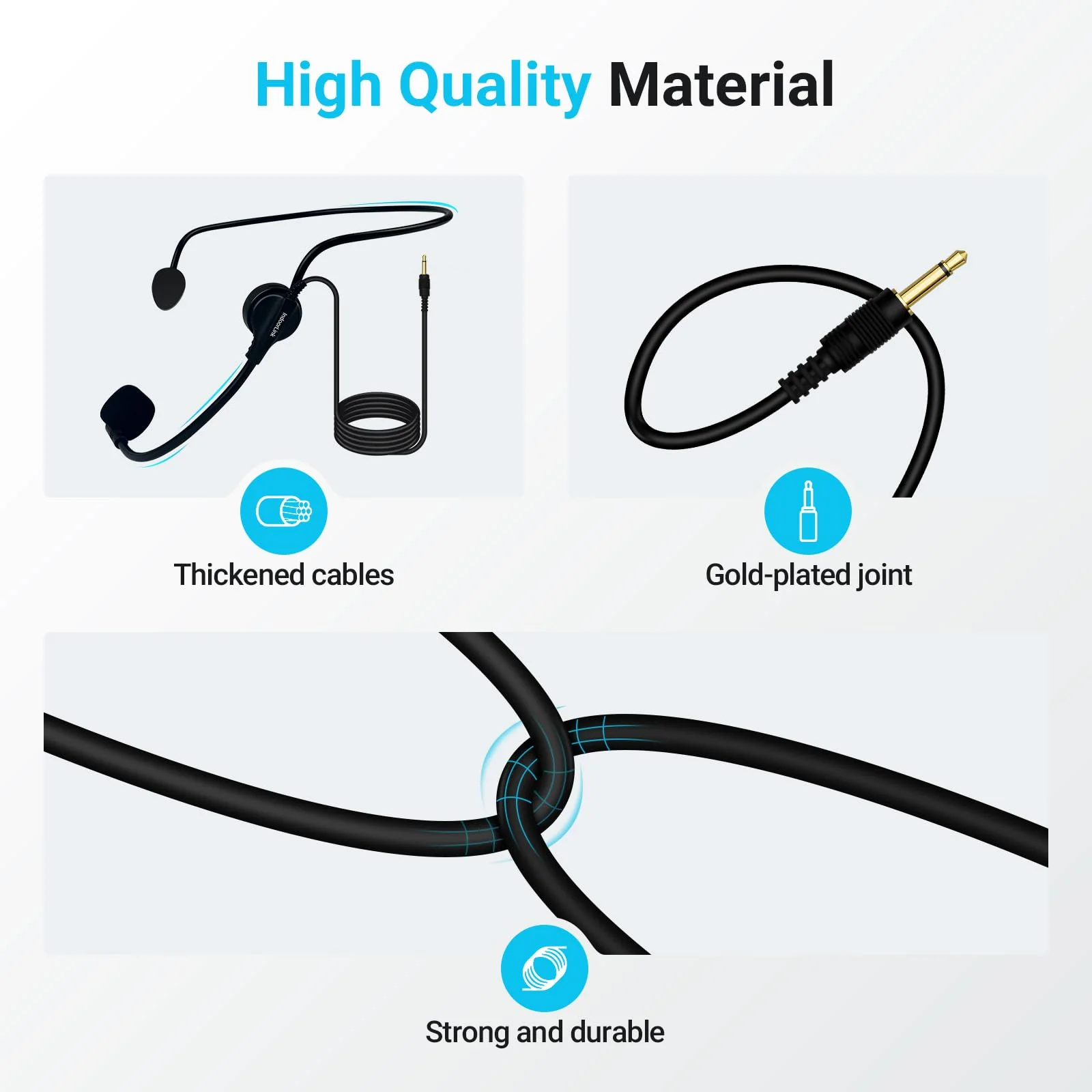 IndoorLink Over Ear Headworn Microphone for Churches, Factory/Museum Visit, Exhibition, Court. - Image 3