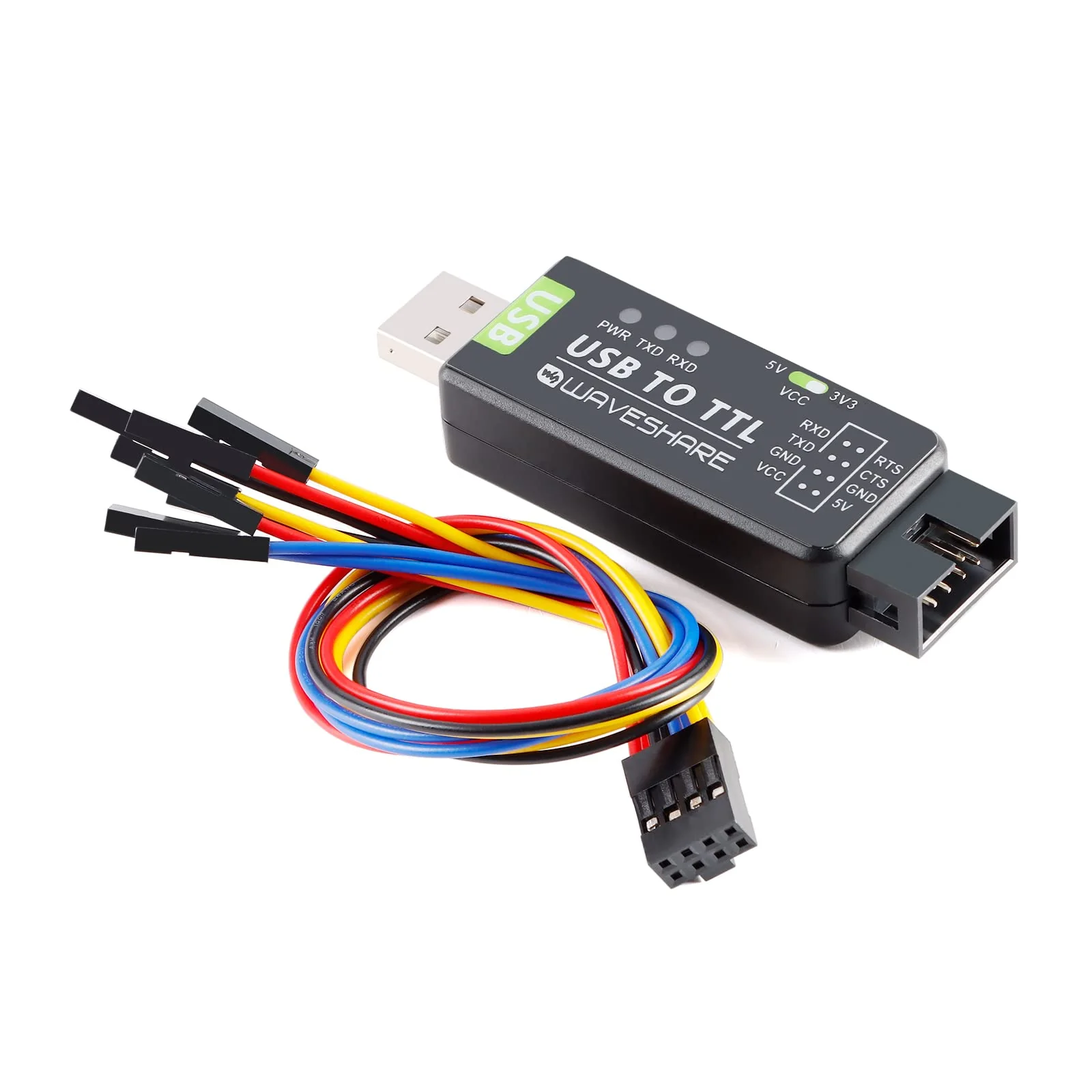 Industrial USB to Serial Adapter UART Serial Adapter FT232RL Serial to USB Converter USB to TTL Adapter Port Module Support Multi Systems and Multi Protection Circuits with Shell