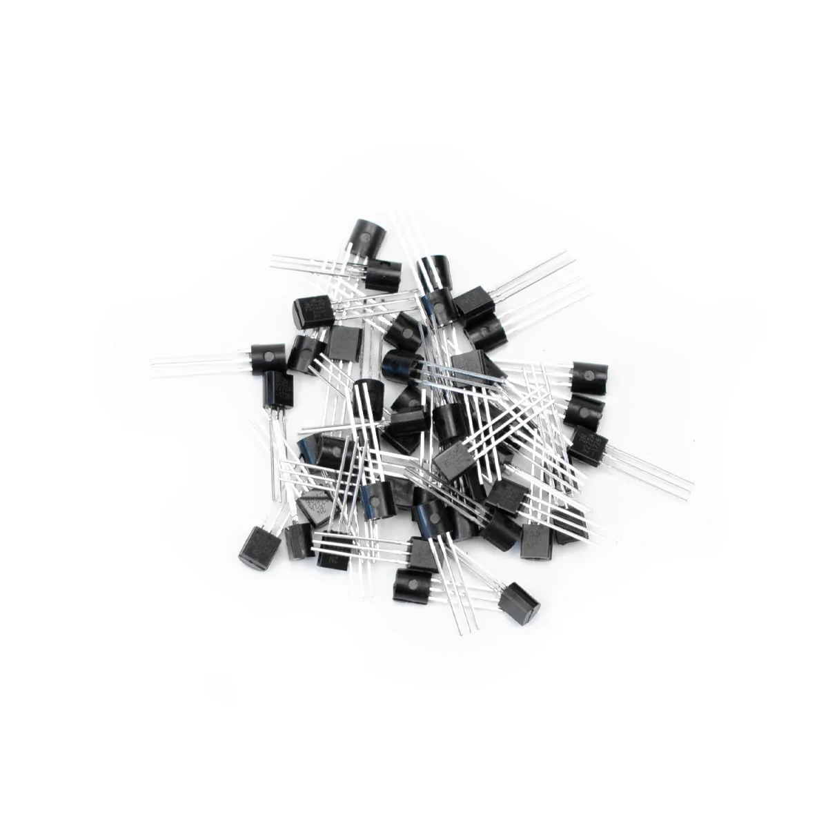 Innfeeltech 50 Pcs BJT Power Transistors Values 2N2222 NPN Power Universal Transistors