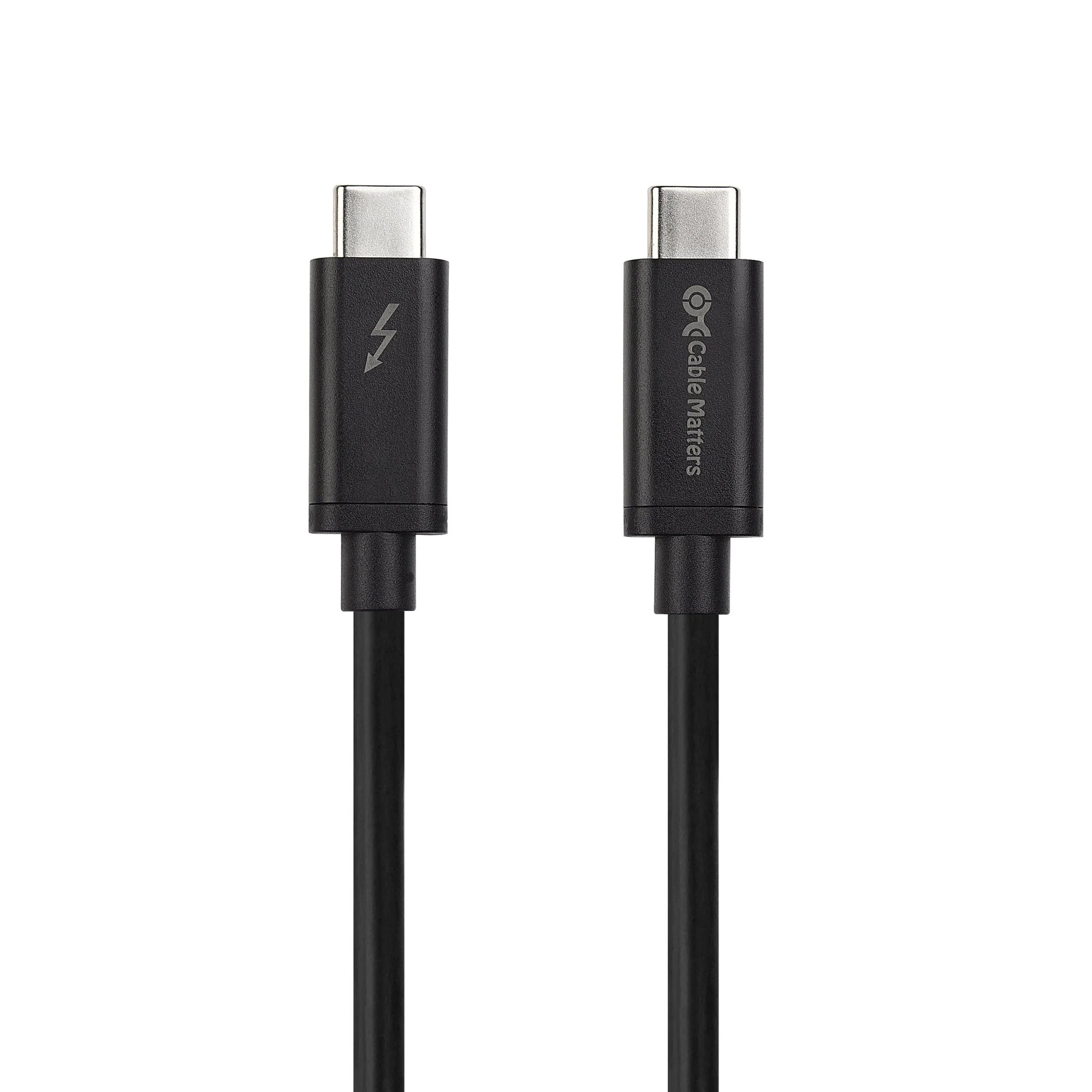 [Intel Certified] Cable 20 Gbps Thunderbolt 3 Cable 6.6 Feet (USB C Thunderbolt Cable) in Black Supporting 100W Charging - Image 5