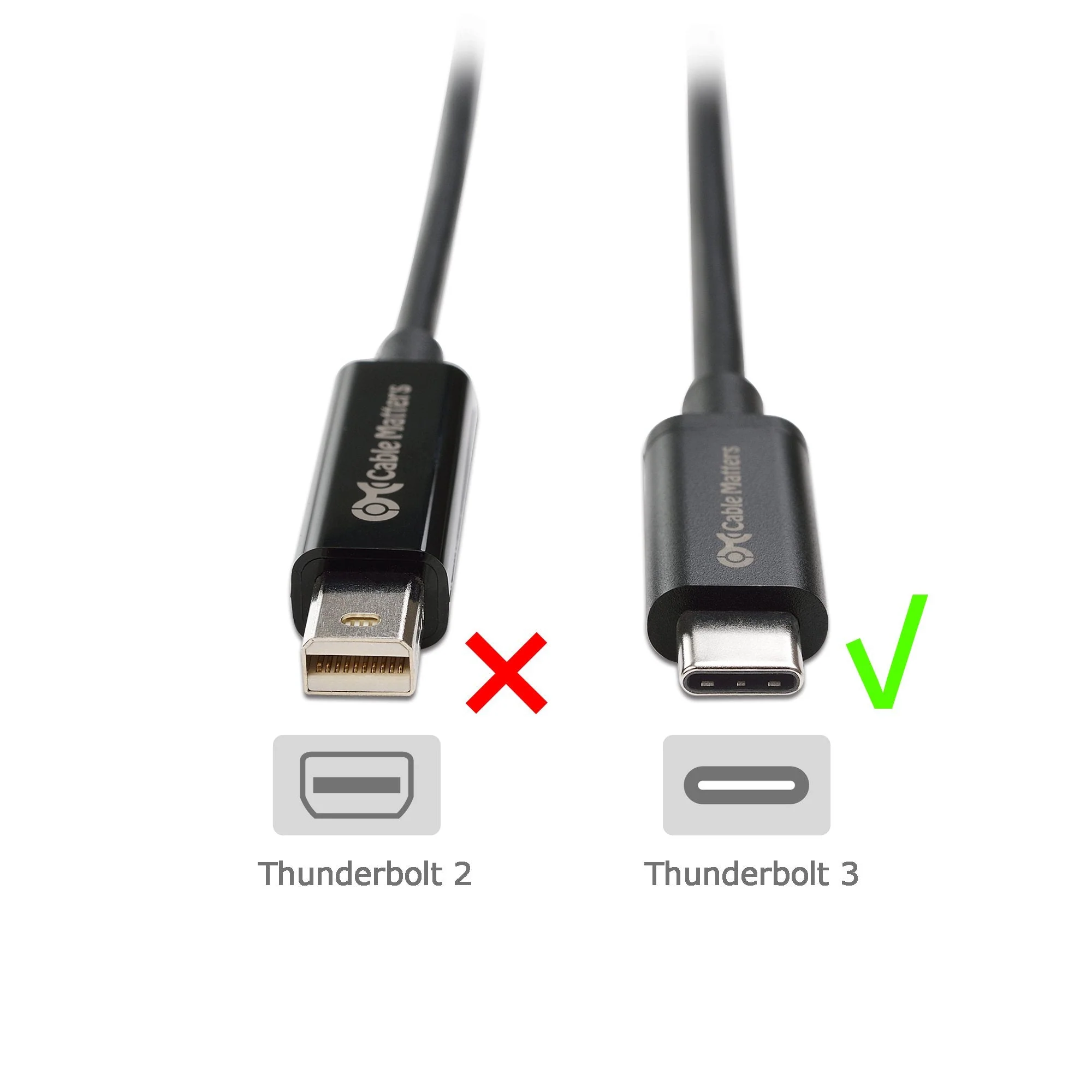 [Intel Certified] Cable 20 Gbps Thunderbolt 3 Cable 6.6 Feet (USB C Thunderbolt Cable) in Black Supporting 100W Charging - Image 7