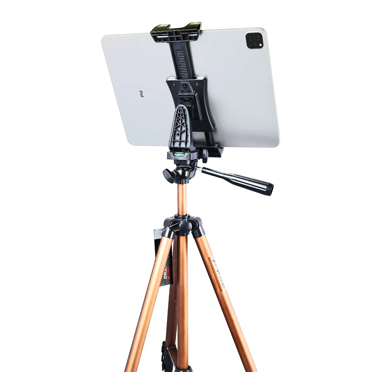IPad Tripod Mount Adapter 360 Degree Rotatable Universal Tablet Clamp Holder for iPad Pro 12.9 11 10.5, iPad Air Mini, Surface Tab, Galaxy Tab and 3.5 to 13.5in Phone Tablet, for Tripod, Monopod Tablet Mount - Image 8
