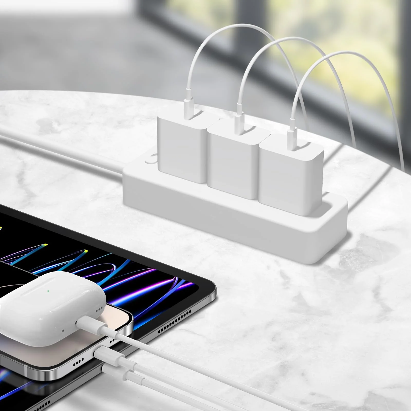 iPhone 14 13 12 Charger Fast Charging - 4 Pack 20W USB C Wall Charger Block Adapter with 6Ft Fast Charging Cable Compatible with iPhone 14 13 12 11 Pro Max XR XS X 8 7 6, iPad - Image 7