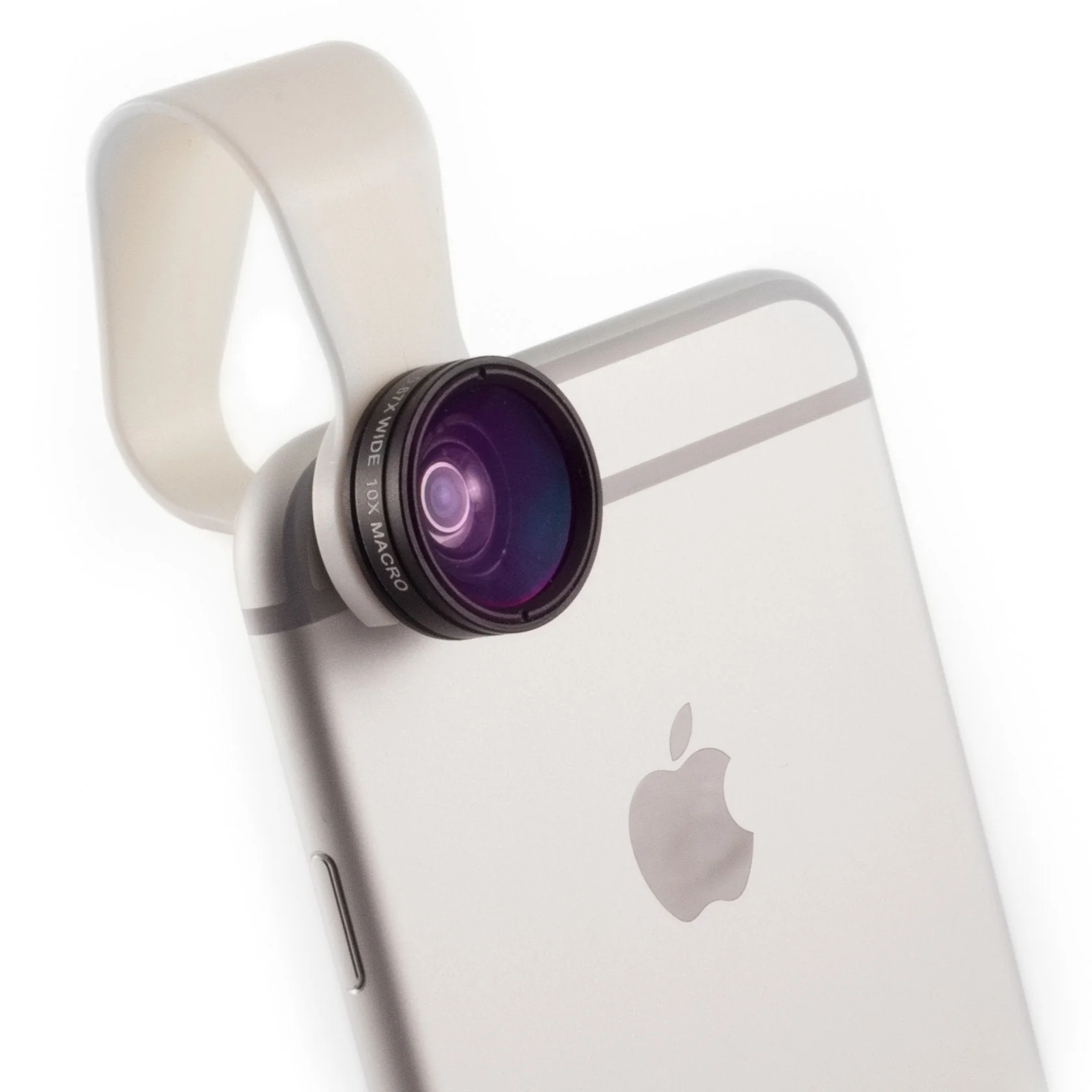 iPhone Camera Lens 2-in-1 by Pocket Lens, Macro and Wideangle Lens, Fits All iPhones, iPads, Samsung, Google Phones, Alternative to Olloclip, Comes with Waterproof Pouch