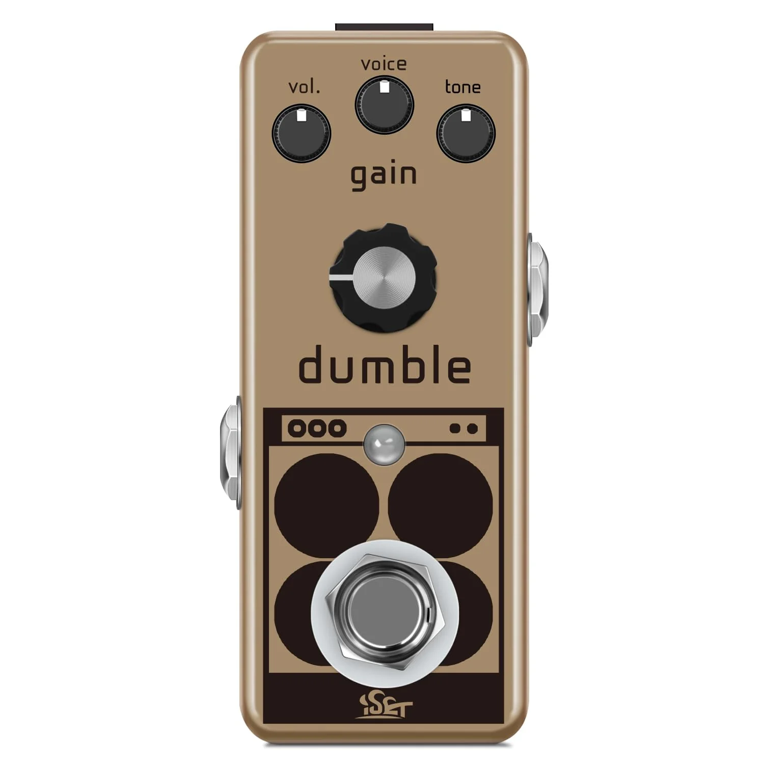 ISET Dumble Overdrive Pedal Analog Mini Single Guitar Effect For Electric Guitar Bass True Bypass