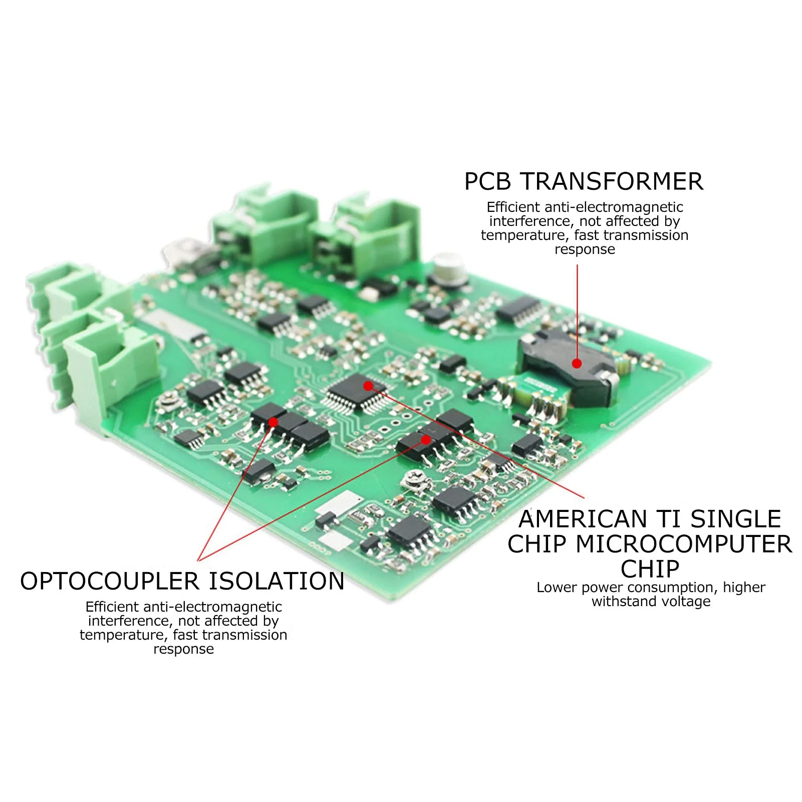 Isolator, 0-10V To 0-10V Current Conditioner, Analog Isolator Transmitter Splitter, DIN Rail Mount, PLC Detect Conditioner for 2 or 3 Wire Transmitters - Image 4