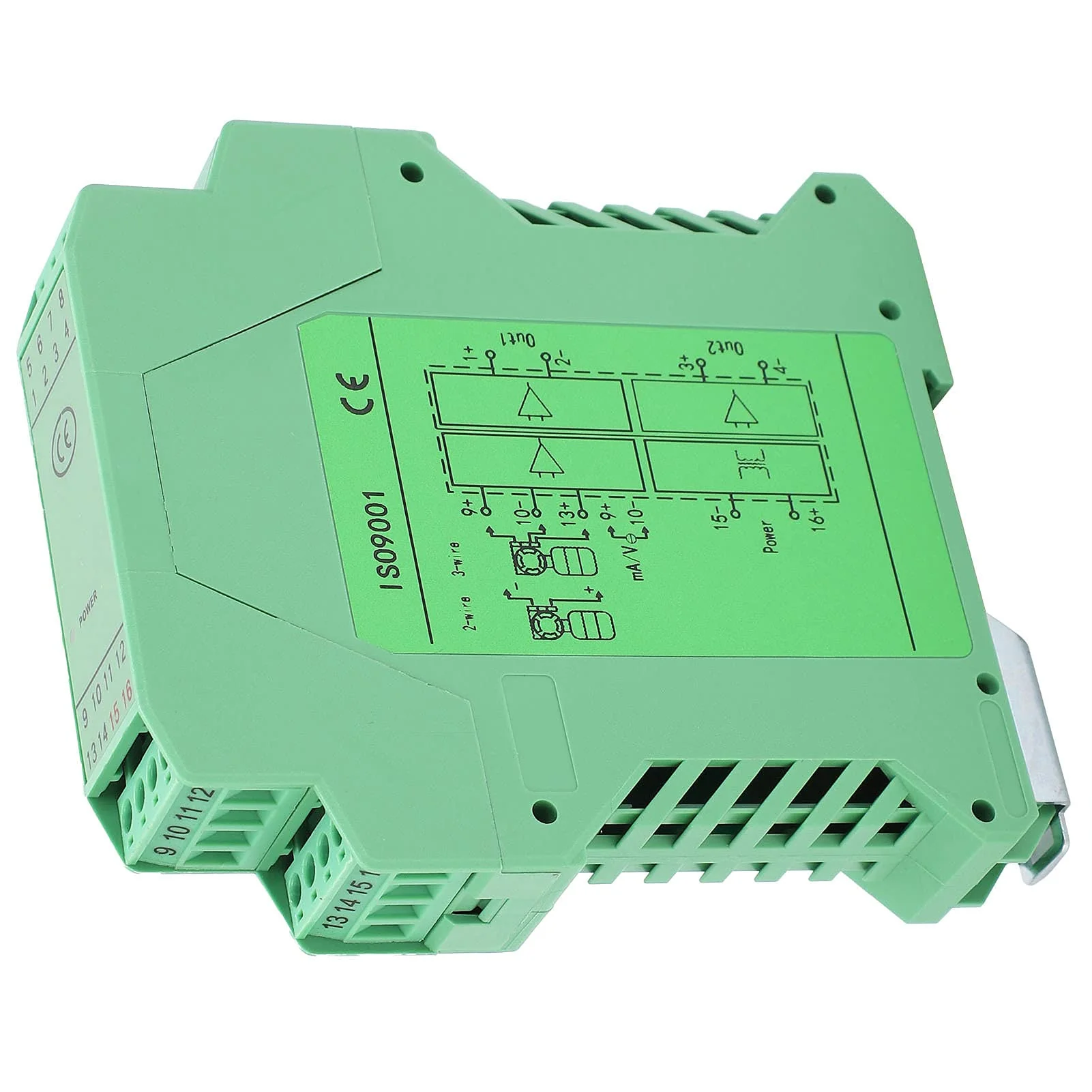 Isolator, 0-10V To 0-10V Current Conditioner, Analog Isolator Transmitter Splitter, DIN Rail Mount, PLC Detect Conditioner for 2 or 3 Wire Transmitters - Image 7