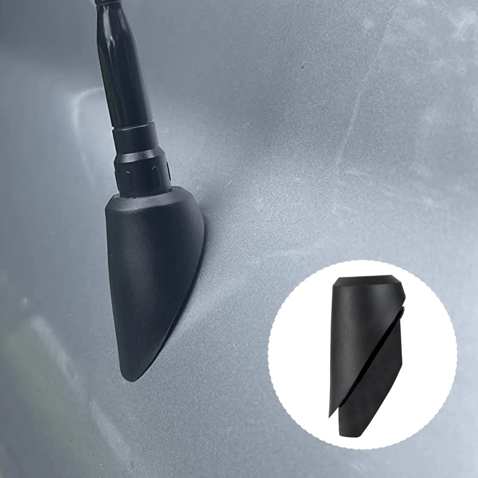 JDMCAR Antenna Ornament Replacement for Toyota Tundra Accessories 2014-2021, 86392-0C030 Tundra Manual Radio Antenna Mounted Base Bezel Black-fits 2014-2021 tundra - Image 7