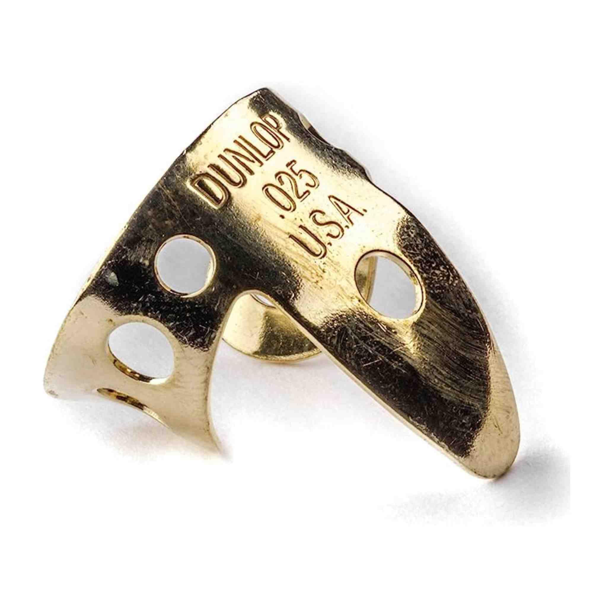 JIM DUNLOP 37R.025 Brass Fingerpicks, .025", 20/Tube - Image 2