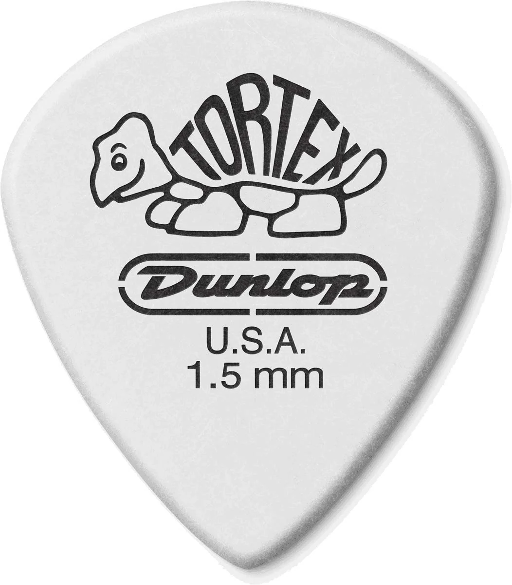 Jim Dunlop Accordion Accessory (23478150033) White 1.50mm 72 Pack Jazz III