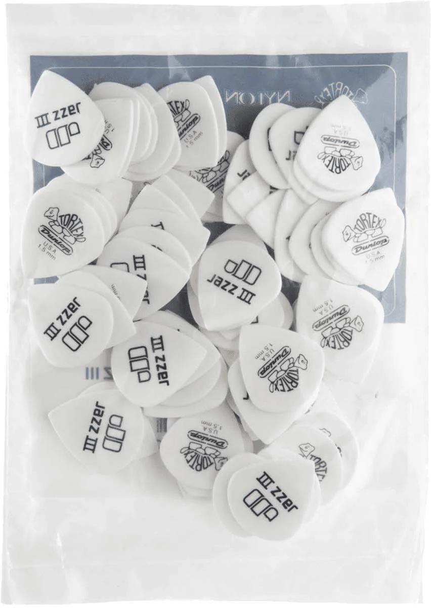 Jim Dunlop Accordion Accessory (23478150033) White 1.50mm 72 Pack Jazz III - Image 5