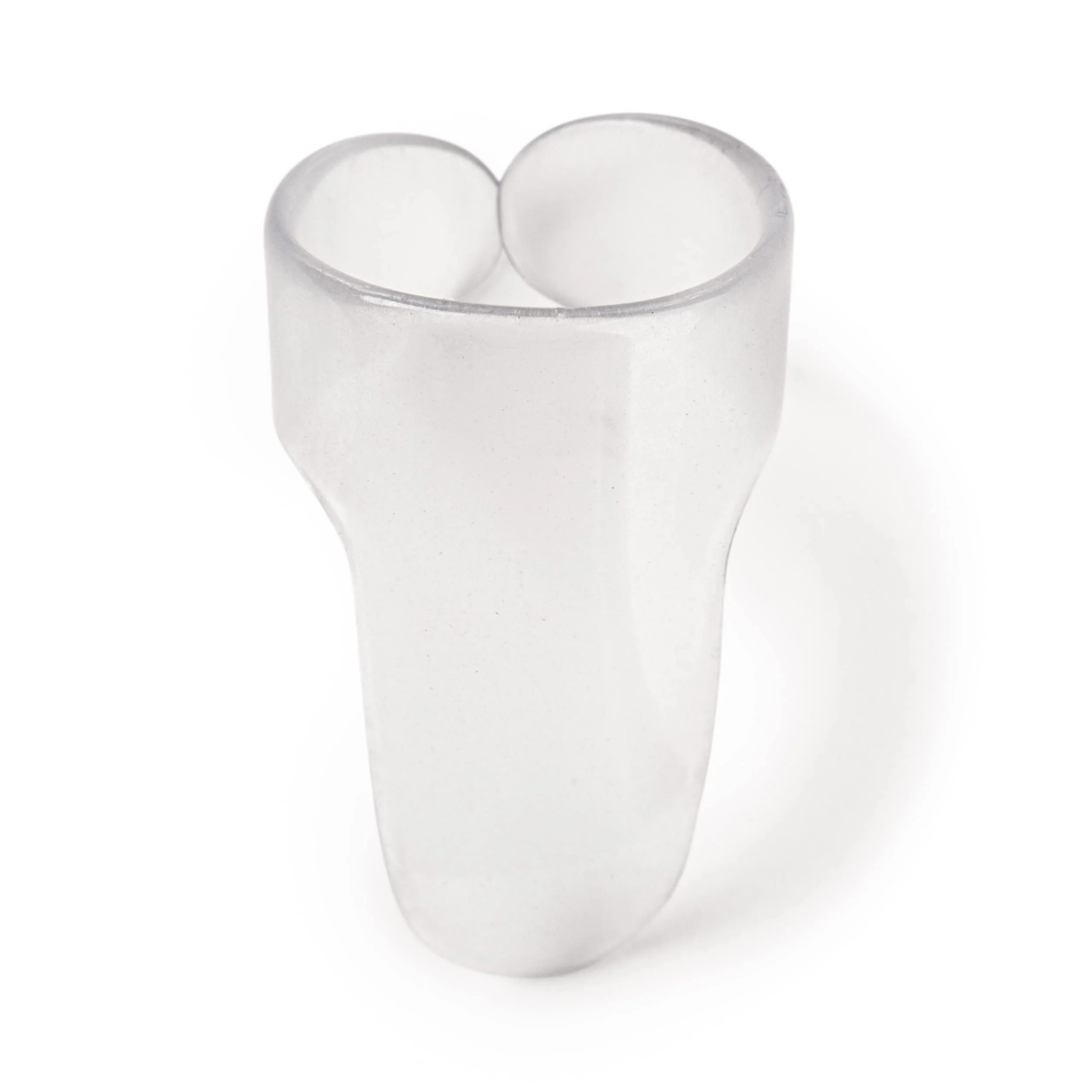 JIM DUNLOP Clear Finger Pick,Medium, Bag of 12 (9032R)